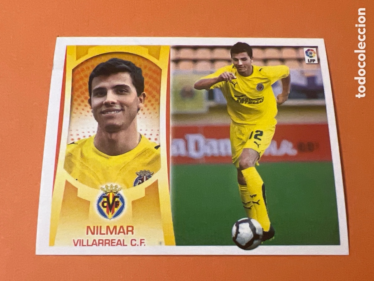 Football Stickers: C8994. CROMO ESTE. LIGA 2009-2010 (VILLARREAL) №17 NILMAR / ULTIMOS FICHAJES
