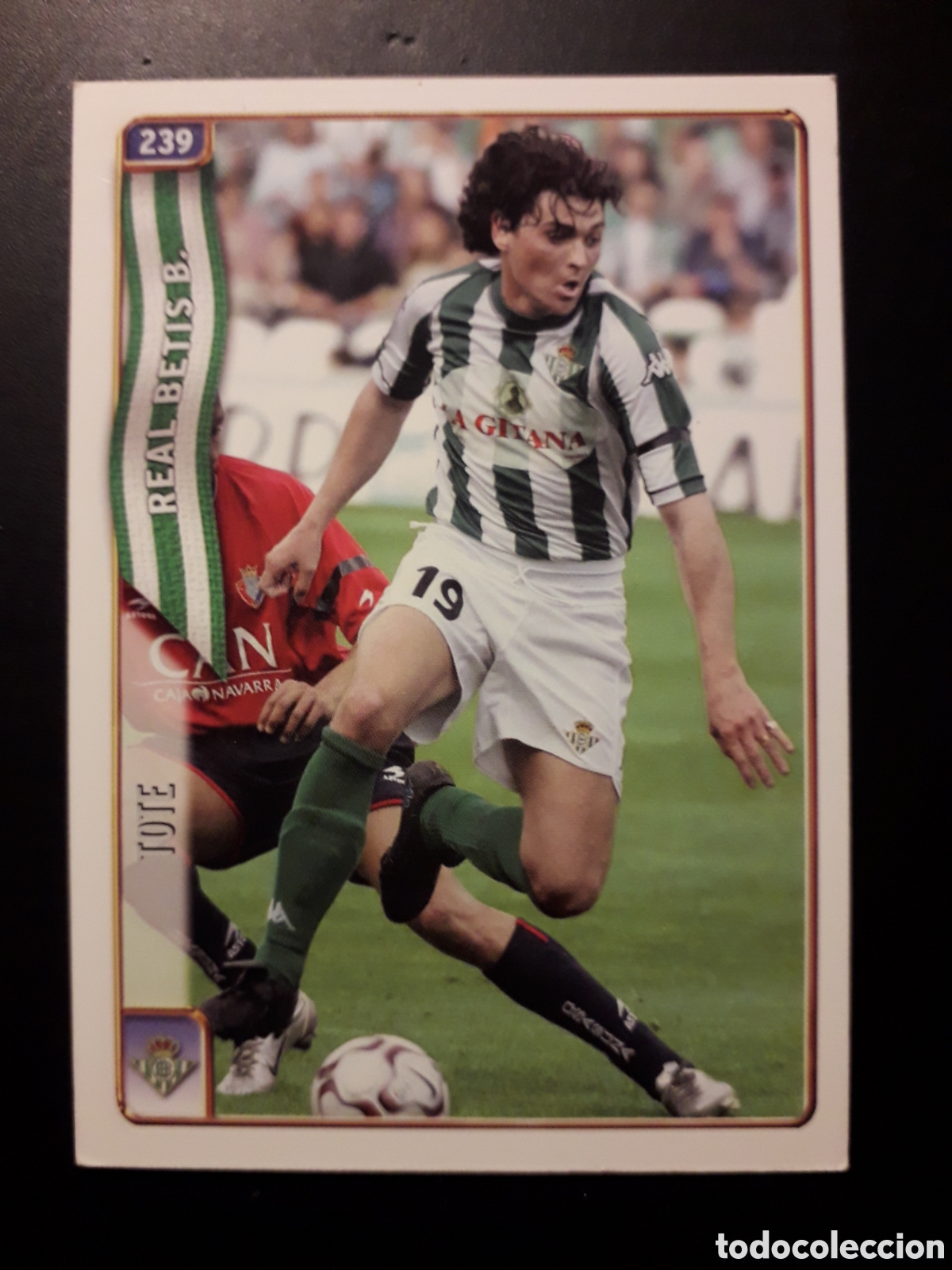 Fu&szlig;ball-Sticker: TOTE BETIS N&deg; 239 FICHAS LIGA 2004 2005 04 05 MUNDICROMO PEDIDO M&Iacute;NIMO 3&euro;
