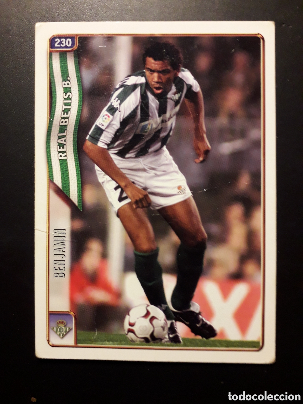 Fu&szlig;ball-Sticker: BENJAM&Iacute;N BETIS N&deg; 230 FICHAS LIGA 2004 2005 04 05 MUNDICROMO PEDIDO M&Iacute;NIMO 3&euro;