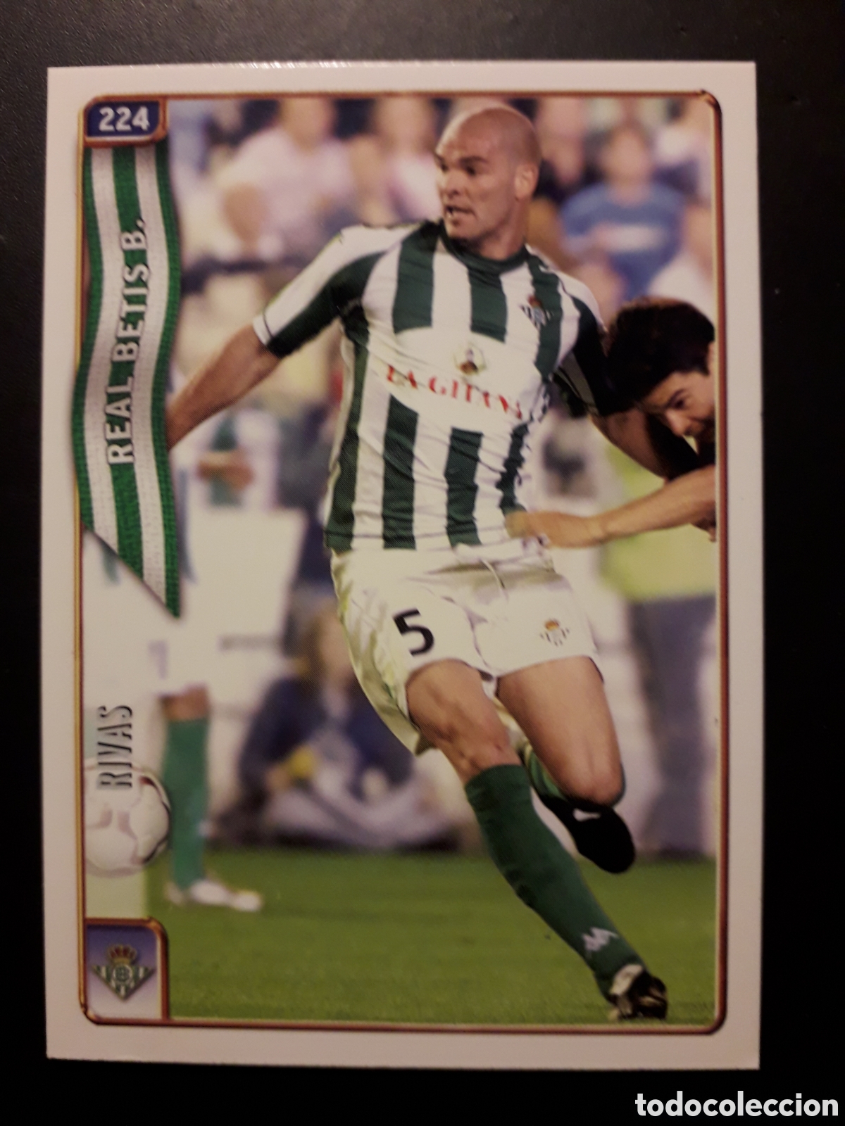 Fu&szlig;ball-Sticker: RIVAS BETIS N&deg; 224 FICHAS LIGA 2004 2005 04 05 MUNDICROMO PEDIDO M&Iacute;NIMO 3&euro;