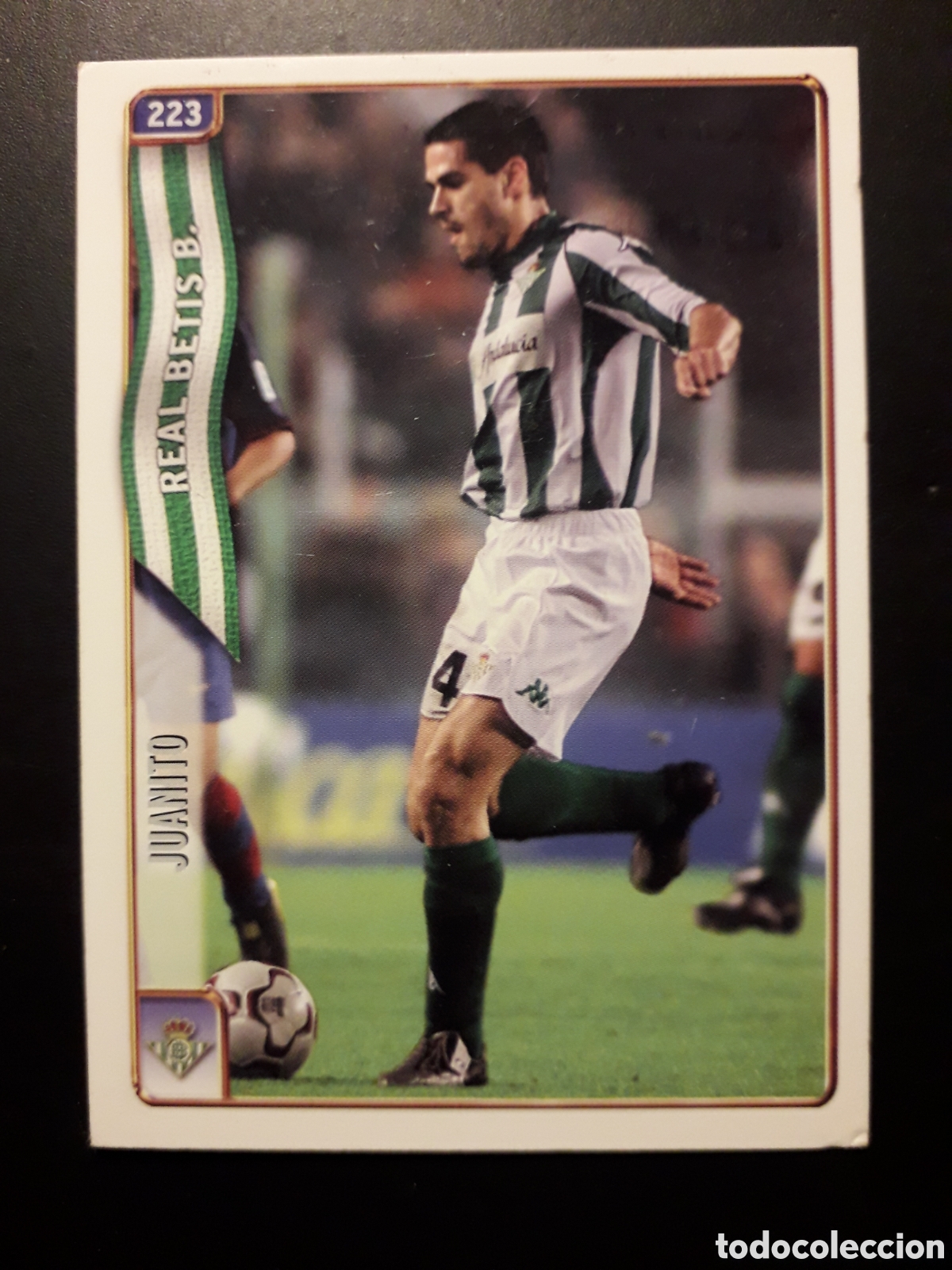 Fu&szlig;ball-Sticker: JUANITO BETIS N&deg; 223 FICHAS LIGA 2004 2005 04 05 MUNDICROMO PEDIDO M&Iacute;NIMO 3&euro;