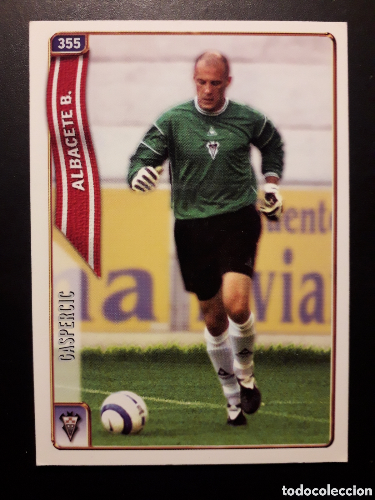 Fu&szlig;ball-Sticker: GASPERCIC ALBACETE N&deg; 355 FICHAS LIGA 2004 2005 04 05 MUNDICROMO PEDIDO M&Iacute;NIMO 3&euro;