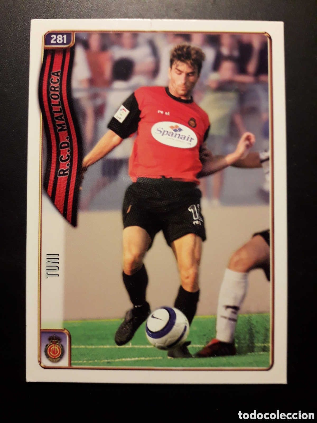 Fu&szlig;ball-Sticker: TONI MALLORCA N&deg; 281 FICHAS LIGA 2004 2005 04 05 MUNDICROMO PEDIDO M&Iacute;NIMO 3&euro;.