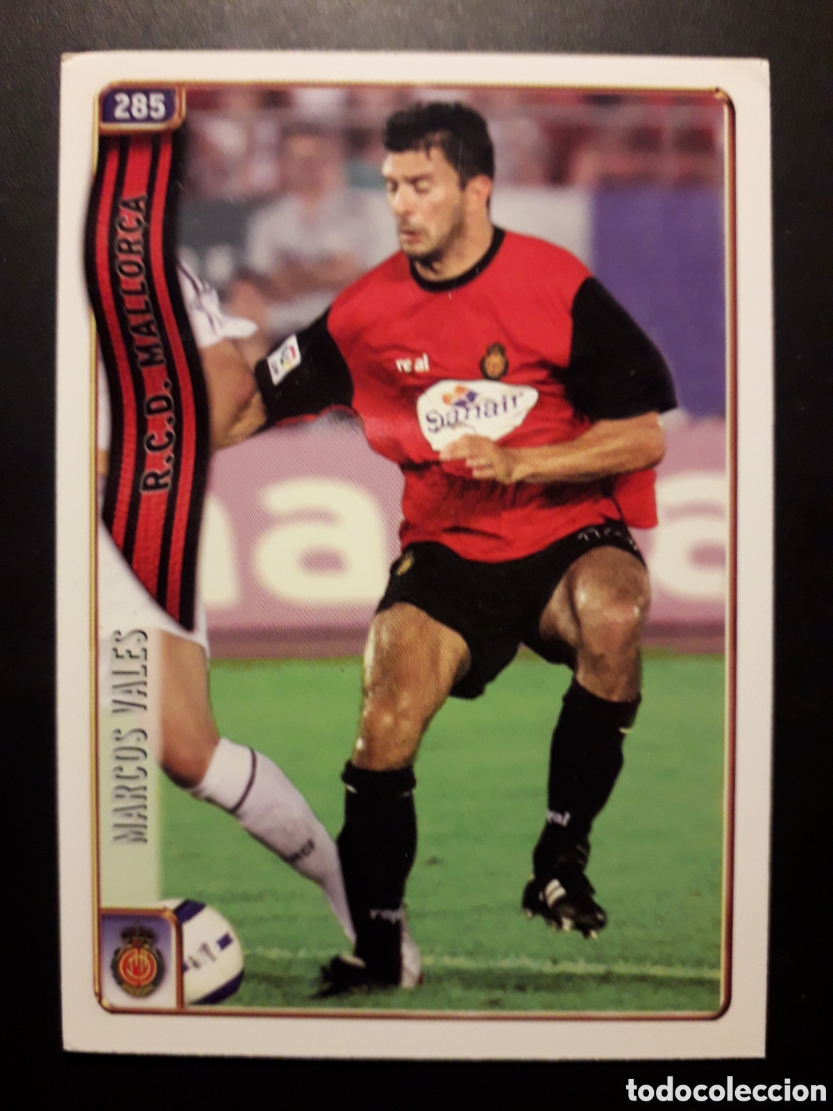 Fu&szlig;ball-Sticker: MARCOS VALES MALLORCA N&deg; 285 FICHAS LIGA 2004 2005 04 05 MUNDICROMO PEDIDO M&Iacute;NIMO 3&euro;
