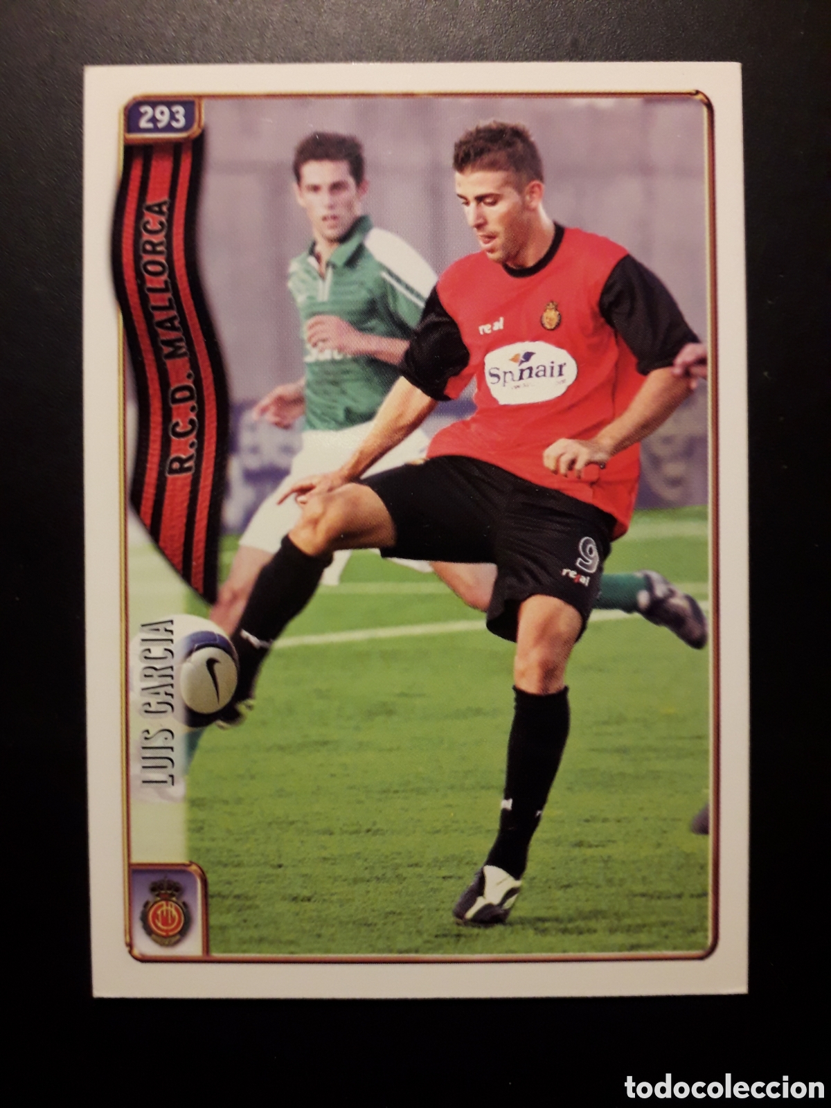 Fu&szlig;ball-Sticker: LUIS GARC&Iacute;A MALLORCA N&deg; 293 FICHAS LIGA 2004 2005 04 05 MUNDICROMO PEDIDO M&Iacute;NIMO 3&euro;