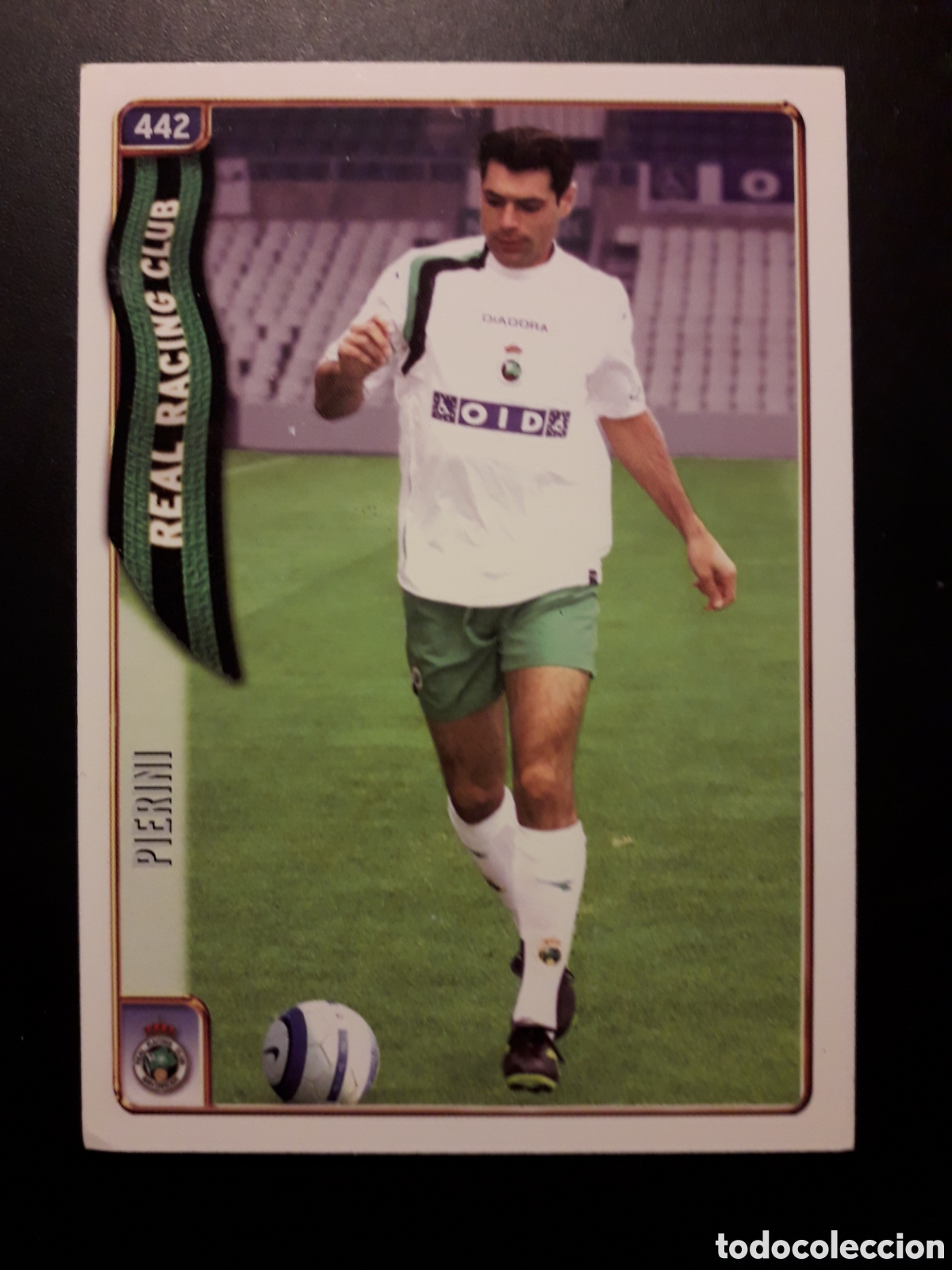 Fu&szlig;ball-Sticker: PIERINI RACING DE SANTANDER N&deg; 442 FICHAS LIGA 2004 2005 04 05 MUNDICROMO PEDIDO M&Iacute;NIMO 3&euro;