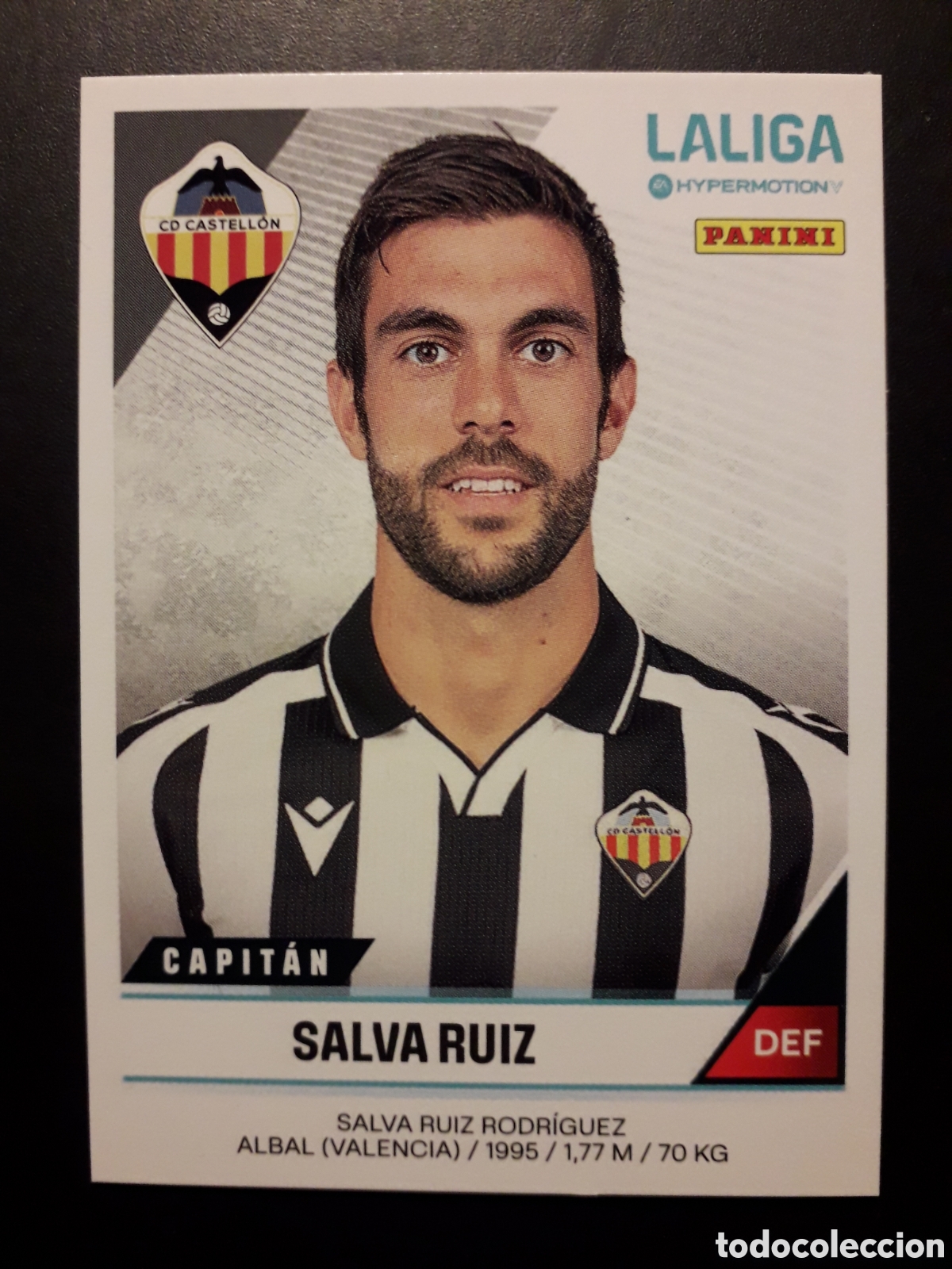 Fu&szlig;ball-Sticker: SALVA RUIZ CASTELL&Oacute;N N&deg; 105 B LALIGA HYPERMOTION 24 25 2024 2025 PANINI SIN PEGAR PEDIDO M&Iacute;NIMO 3&euro;.