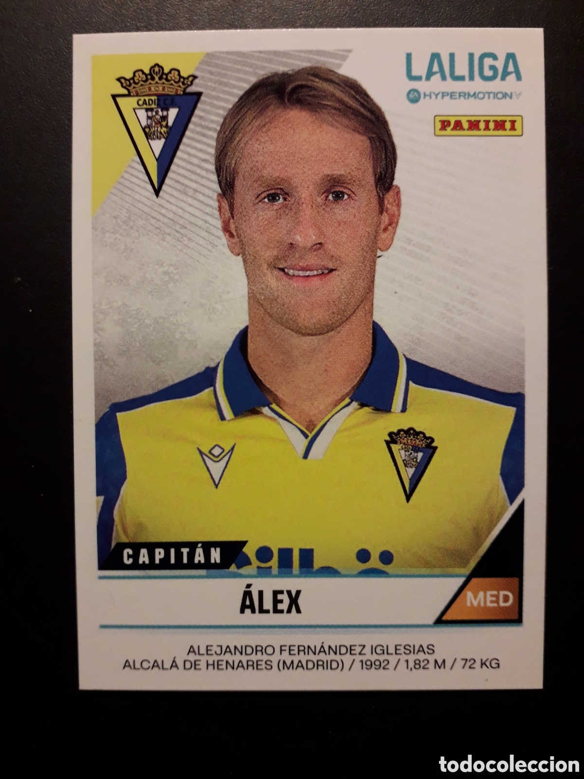 Fu&szlig;ball-Sticker: &Aacute;LEX C&Aacute;DIZ N&deg; 70 A LALIGA HYPERMOTION 24 25 2024 2025 PANINI SIN PEGAR PEDIDO M&Iacute;NIMO 3&euro;