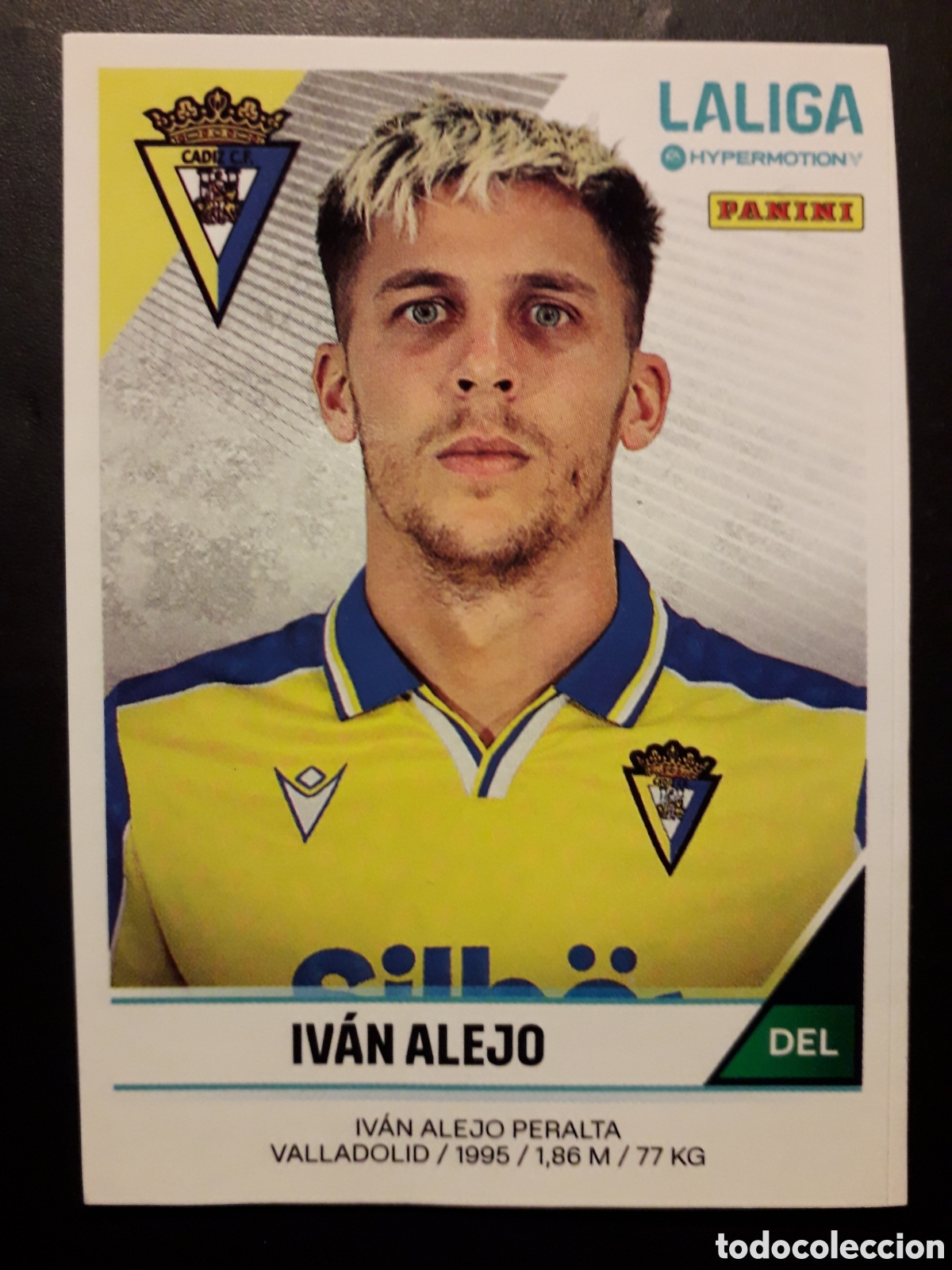 Fu&szlig;ball-Sticker: IV&Aacute;N ALEJO C&Aacute;DIZ N&deg; 73 B LALIGA HYPERMOTION 24 25 2024 2025 PANINI SIN PEGAR PEDIDO M&Iacute;NIMO 3&euro;.