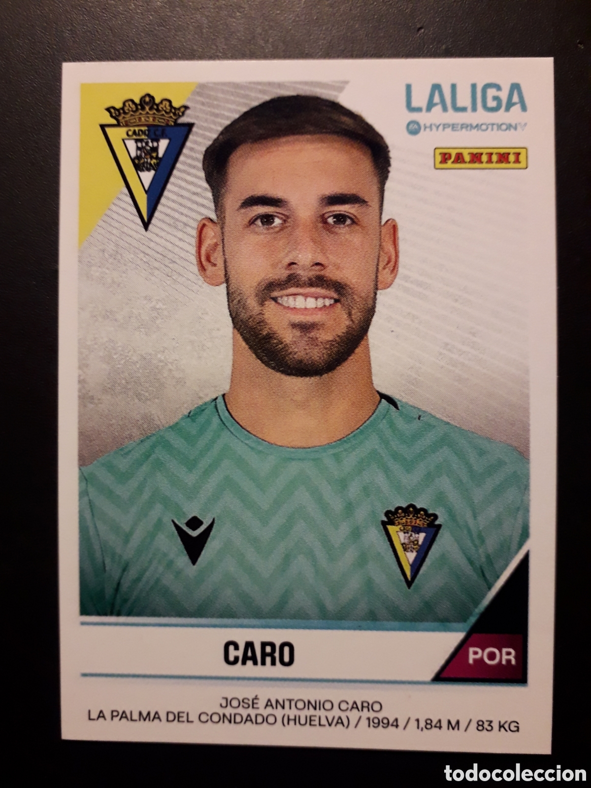 Fu&szlig;ball-Sticker: CARO C&Aacute;DIZ N&deg; 62 LALIGA HYPERMOTION 24 25 2024 2025 PANINI SIN PEGAR PEDIDO M&Iacute;NIMO 3&euro;