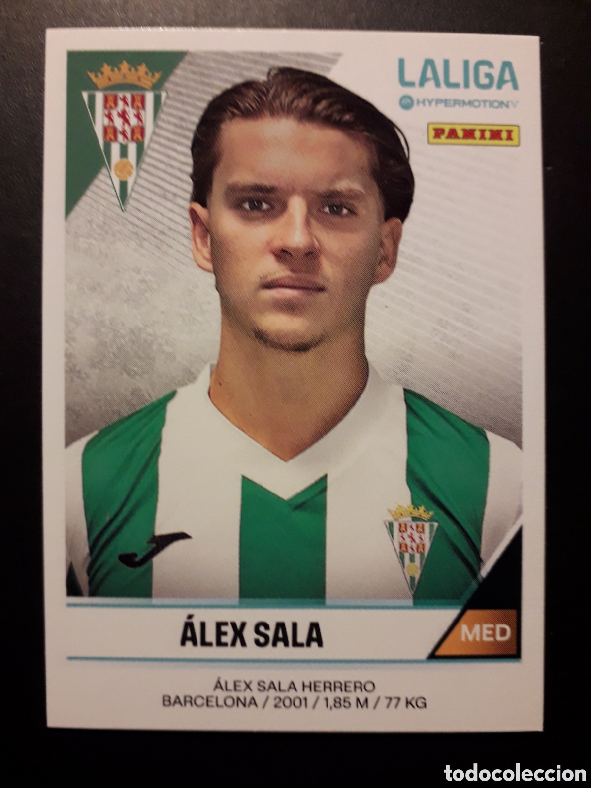 Fu&szlig;ball-Sticker: &Aacute;LEX SALA C&Oacute;RDOBA N&deg; 127 LALIGA HYPERMOTION 24 25 2024 2025 PANINI SIN PEGAR PEDIDO M&Iacute;NIMO 3&euro;.