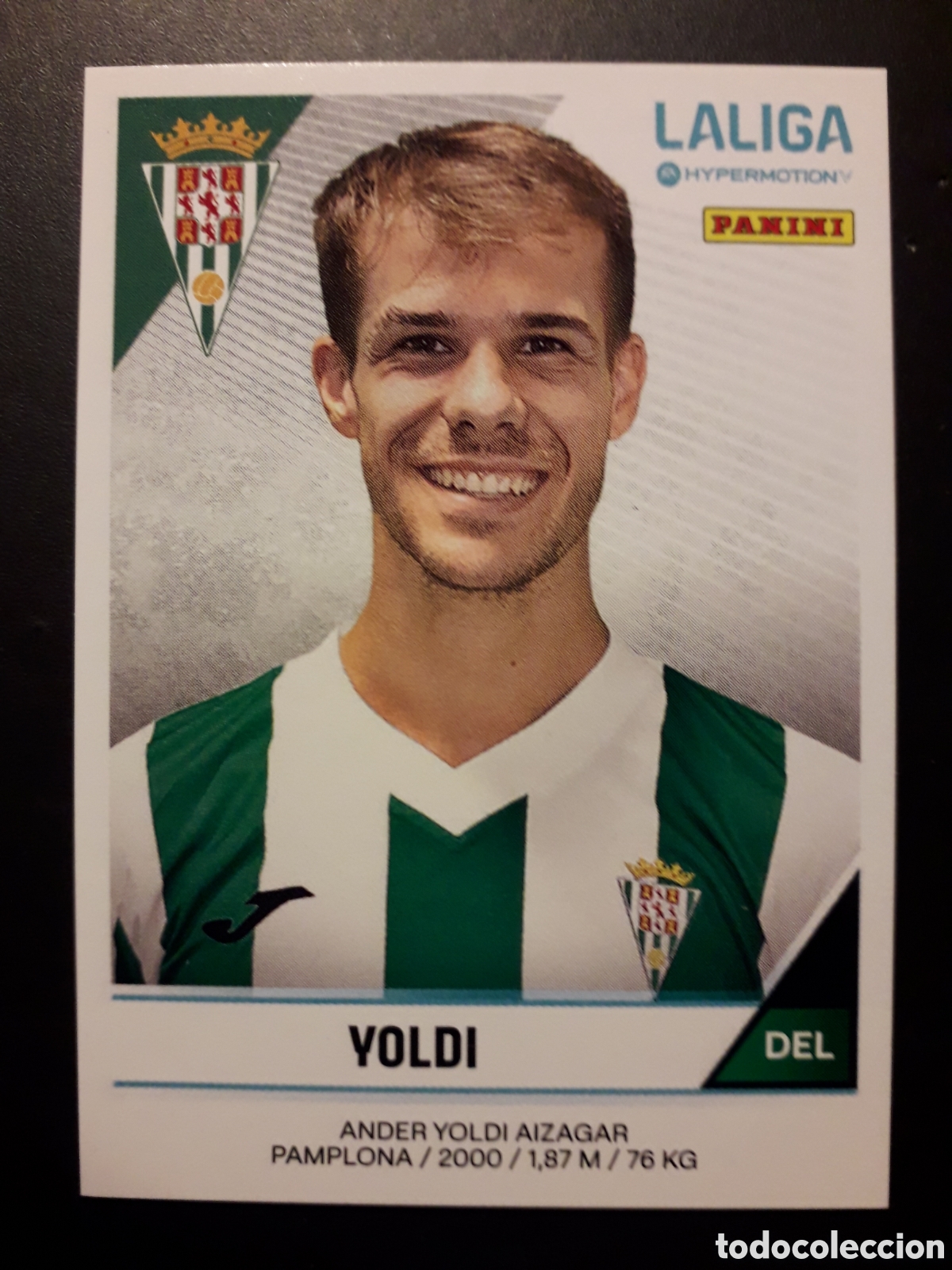 Fu&szlig;ball-Sticker: YOLDI C&Oacute;RDOBA N&deg; 134A LALIGA HYPERMOTION 24 25 2024 2025 PANINI SIN PEGAR PEDIDO M&Iacute;NIMO 3&euro;