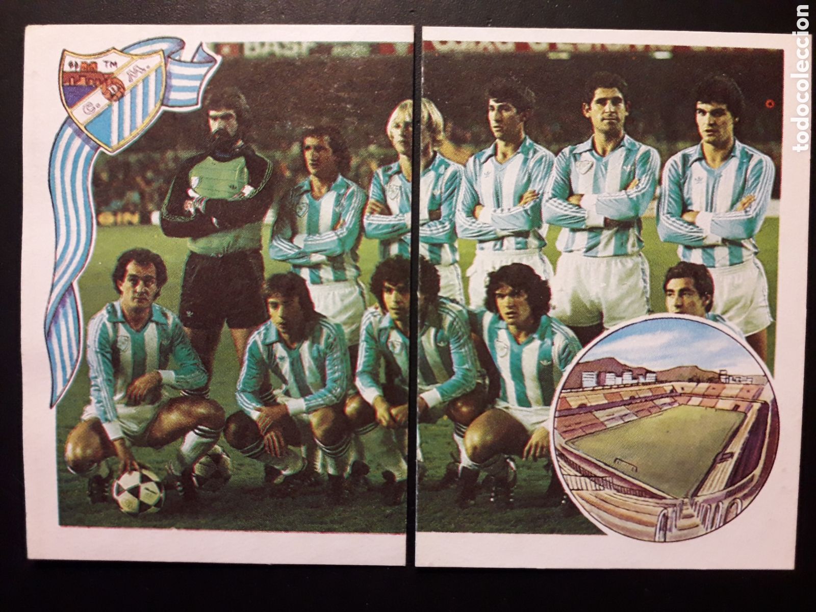 Fu&szlig;ball-Sticker: M&Aacute;LAGA EQUIPO/ALINEACI&Oacute;N N&deg; 141 Y 142 ED MAGA 1984 1985 84 85 DESPEGADOS PEDIDO M&Iacute;NIMO 3&euro;