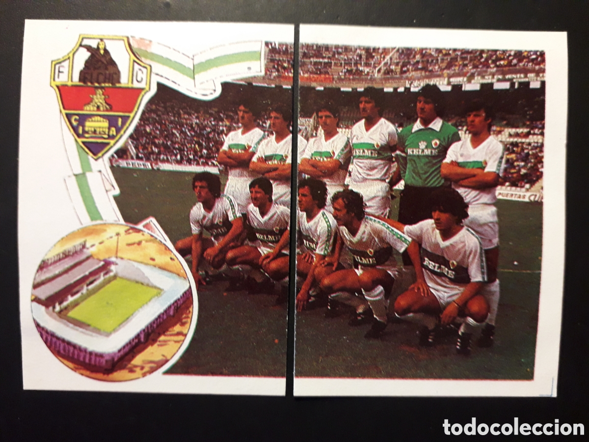 Fu&szlig;ball-Sticker: ELCHE EQUIPO/ALINEACI&Oacute;N N&deg; 155 Y 156 ED MAGA 1984 1985 84 85 DESPEGADOS PEDIDO M&Iacute;NIMO 3&euro;