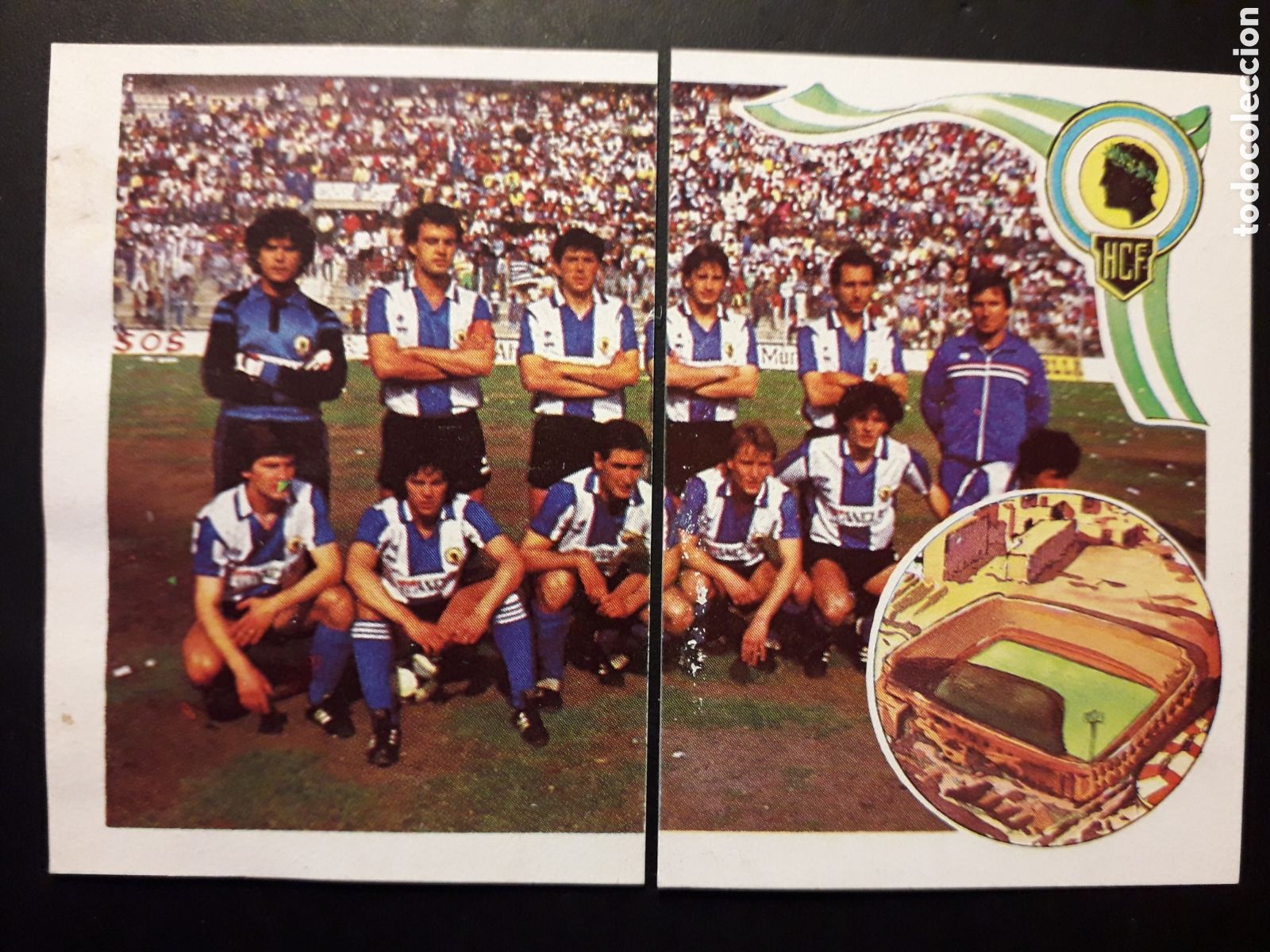 Fu&szlig;ball-Sticker: H&Eacute;RCULES EQUIPO/ALINEACI&Oacute;N N&deg; 153 Y 154 ED MAGA 1984 1985 84 85 DESPEGADOS PEDIDO M&Iacute;NIMO 3&euro;.