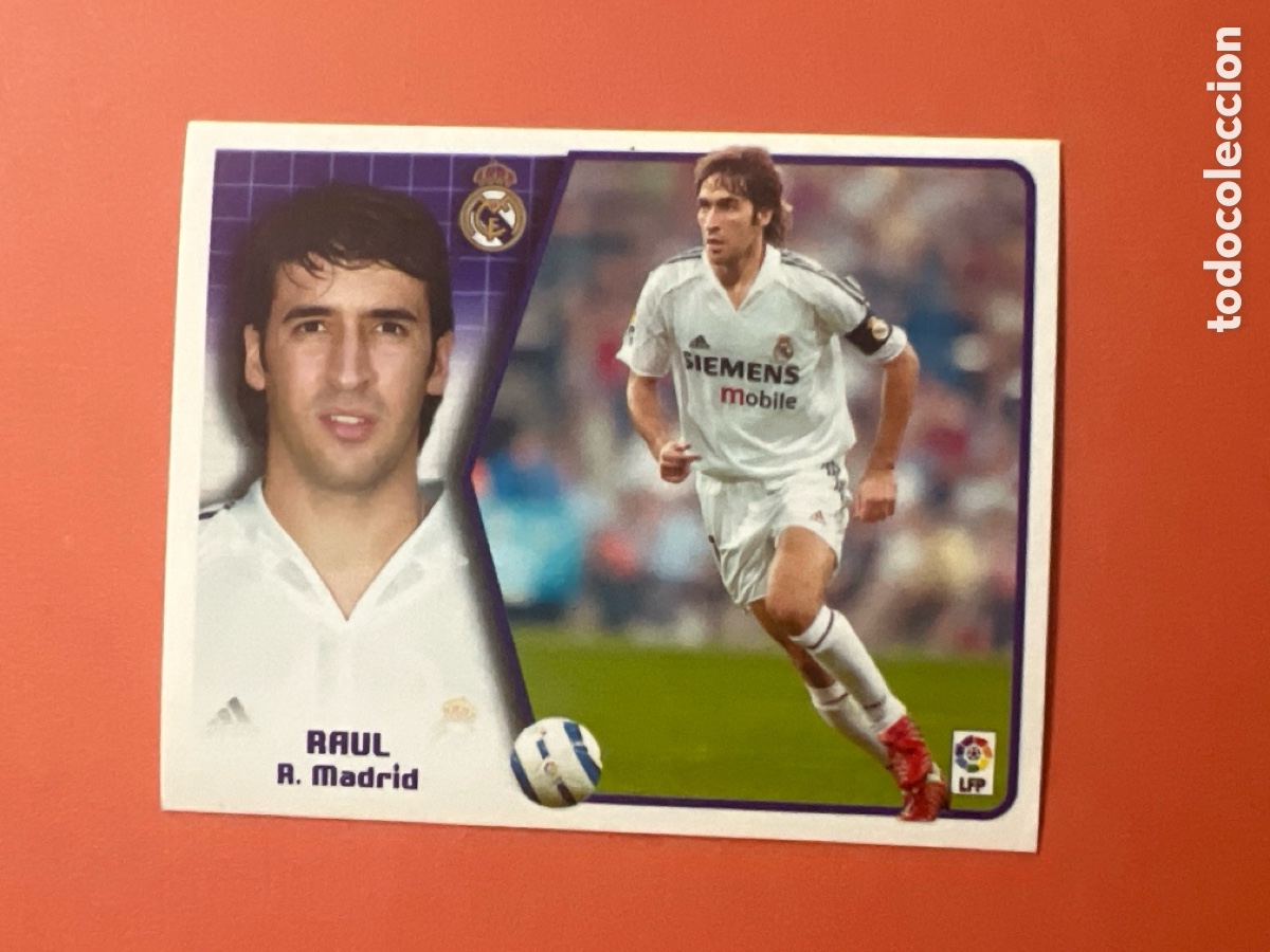 Cromos de Futebol: A1116. RAUL REAL MADRID CROMO FUTBOL PANINI LIGA 2005-2006 EDICIONES ESTE 05-06