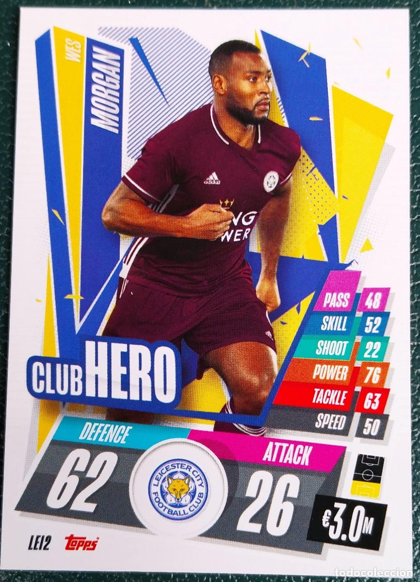 Cartes &agrave; collectionner de Football: LEI2 MORGAN LEICESTER CITY CHAMPIONS LEAGUE 20 21 FICHAS ALBUM TOPPS MATCH ATTAX 2020 2021
