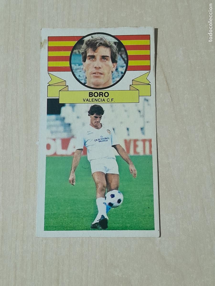 Figurine di Calcio: ESTE 1985 86 - FICHAJE N&ordm; 40 BORO - 85 86 - CROMO RECUPERADO - VALENCIA