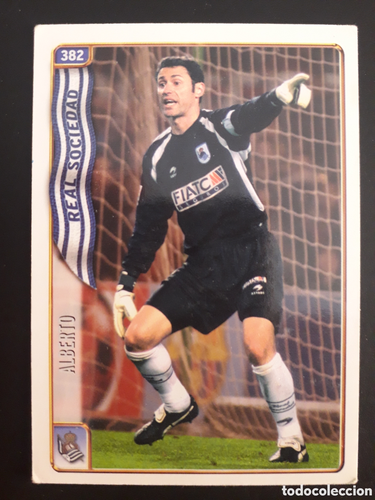 Fu&szlig;ball-Sticker: ALBERTO REAL SOCIEDAD N&deg; 382 FICHAS LIGA 2004 2005 04 05 MUNDICROMO PEDIDO M&Iacute;NIMO 3&euro;