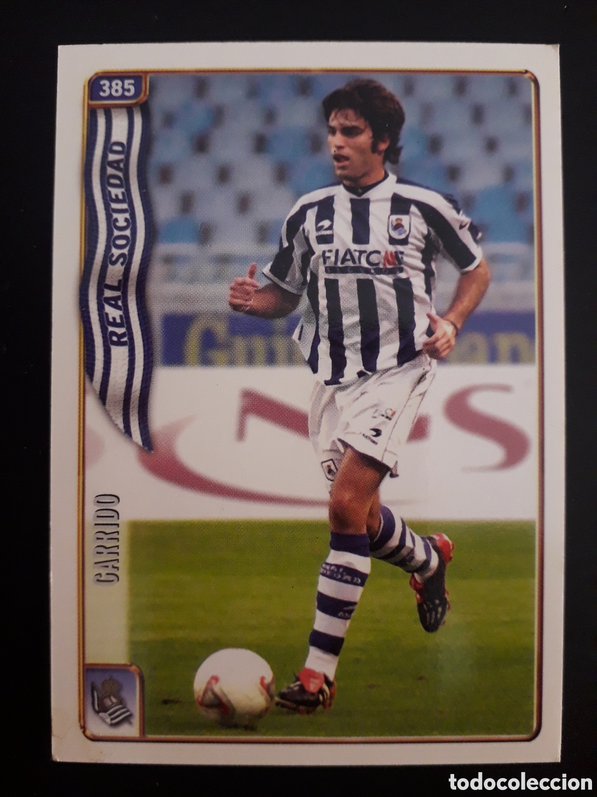 Fu&szlig;ball-Sticker: GARRIDO REAL SOCIEDAD N&deg; 385 FICHAS LIGA 2004 2005 04 05 MUNDICROMO PEDIDO M&Iacute;NIMO 3&euro;