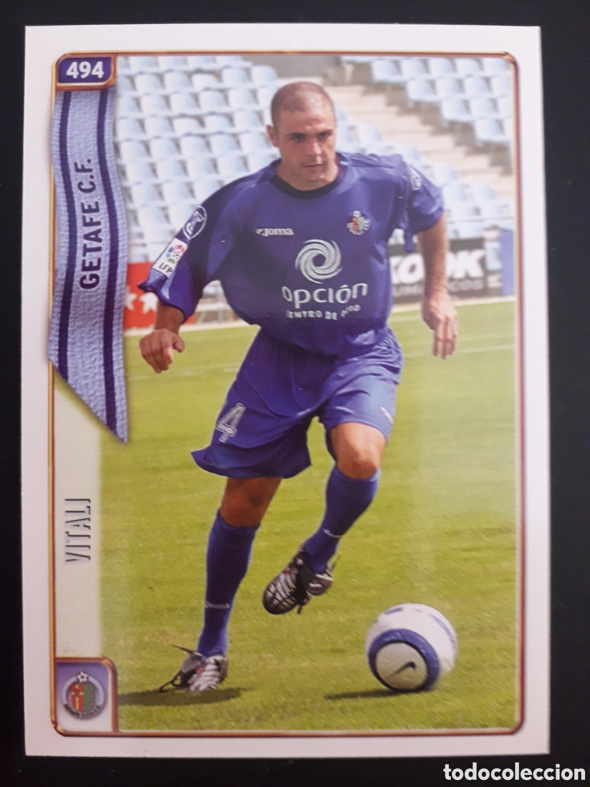 Fu&szlig;ball-Sticker: VITALI GETAFE N&deg; 494 FICHAS LIGA 2004 2005 04 05 MUNDICROMO PEDIDO M&Iacute;NIMO 3&euro;