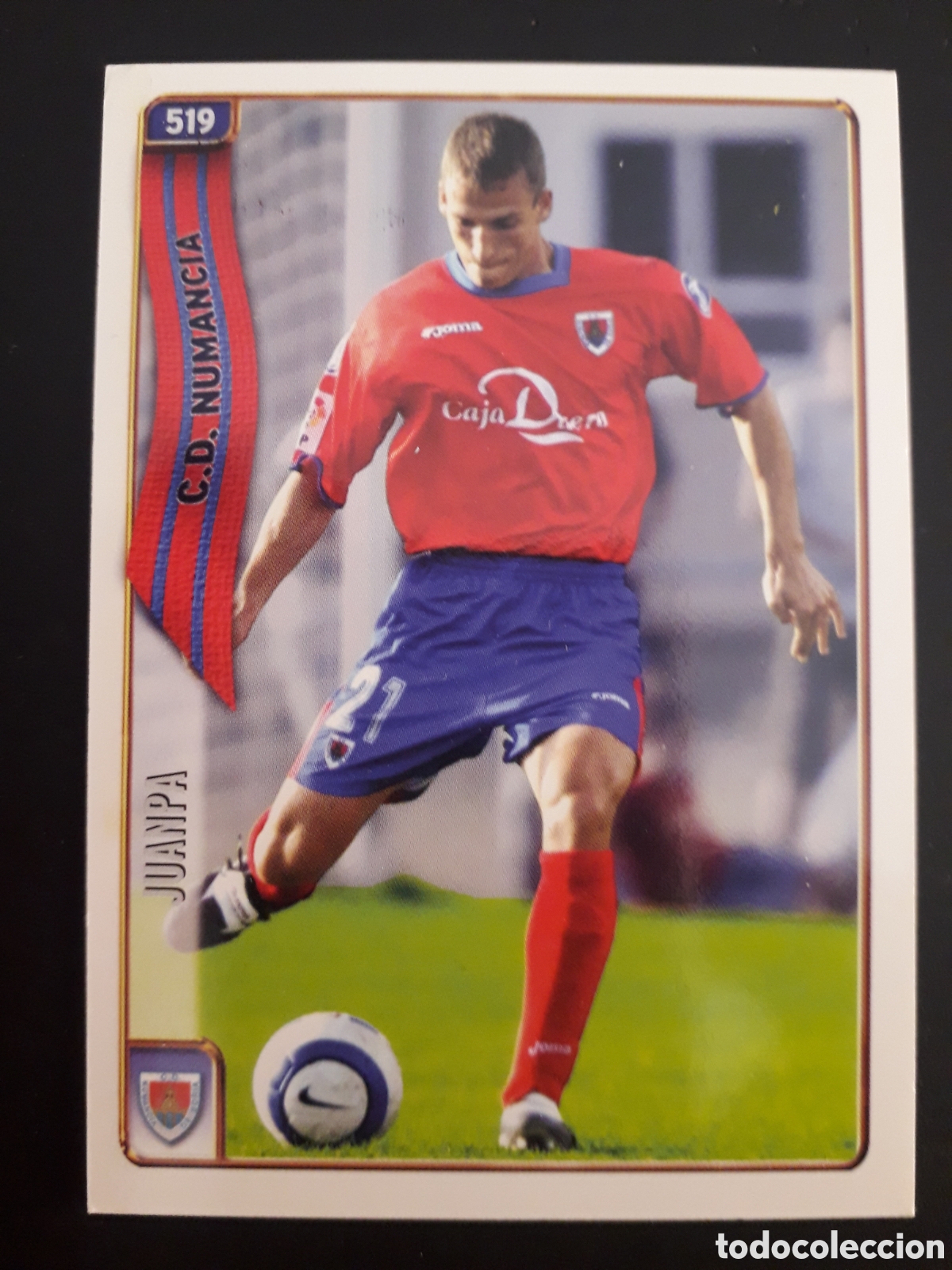 Fu&szlig;ball-Sticker: JUANPA NUMANCIA N&deg; 519 FICHAS LIGA 2004 2005 04 05 MUNDICROMO PEDIDO M&Iacute;NIMO 3&euro;
