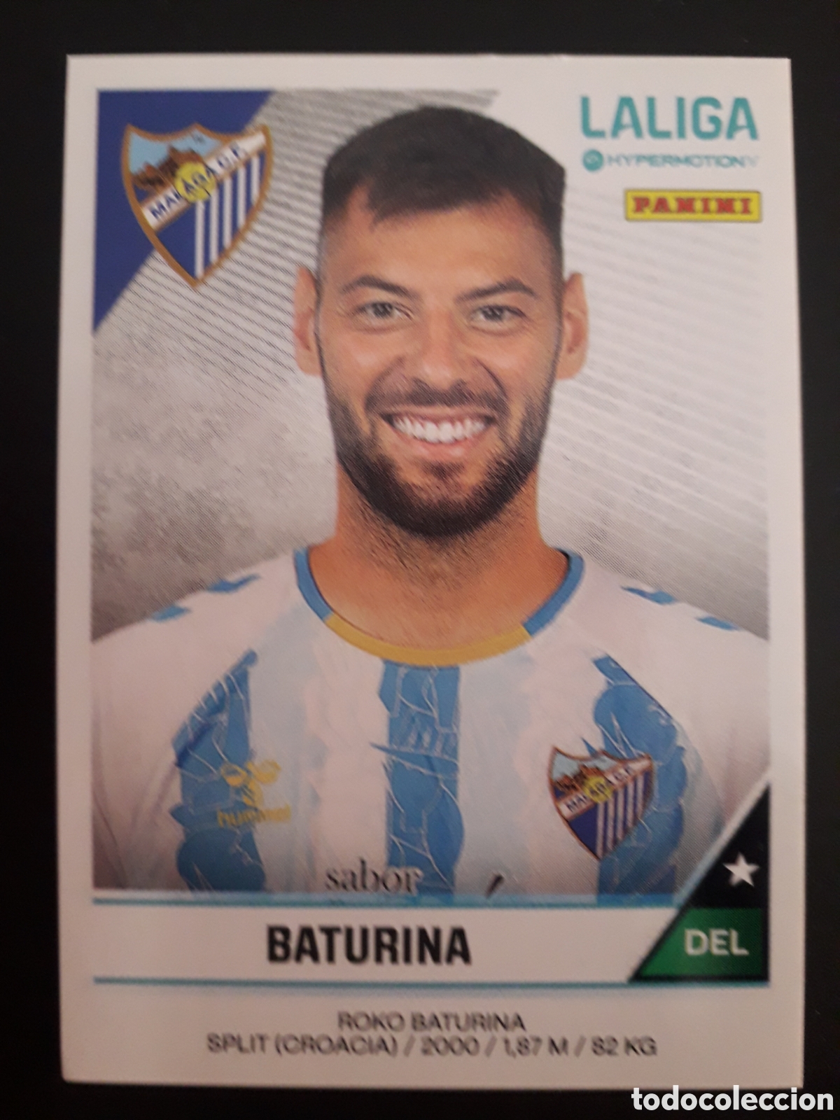 Fu&szlig;ball-Sticker: BATURINA M&Aacute;LAGA N&deg; 304 LALIGA HYPERMOTION 24 25 2024 2025 PANINI SIN PEGAR PEDIDO M&Iacute;NIMO 3&euro;