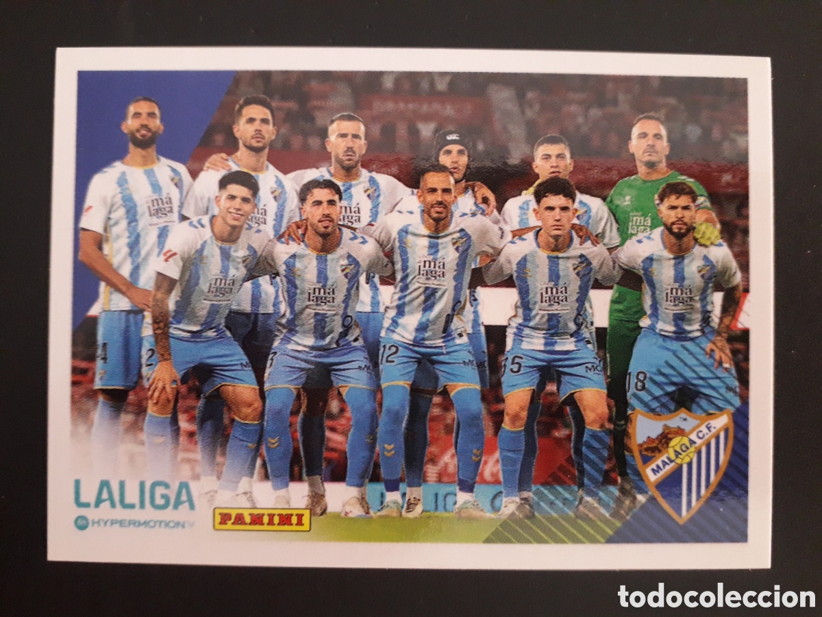Fu&szlig;ball-Sticker: EQUIPO M&Aacute;LAGA N&deg; 288 LALIGA HYPERMOTION 24 25 2024 2025 PANINI SIN PEGAR PEDIDO M&Iacute;NIMO 3&euro;