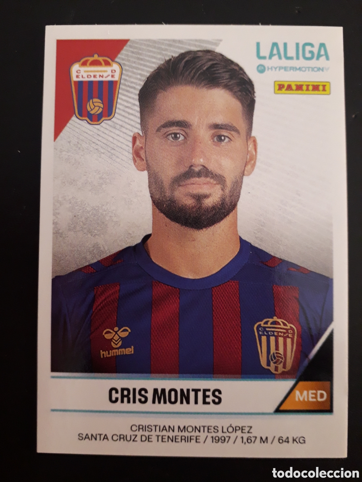 Fu&szlig;ball-Sticker: CRIS MONTES ELDENSE N&deg; 206A LALIGA HYPERMOTION 24 25 2024 2025 PANINI SIN PEGAR PEDIDO M&Iacute;NIMO 3&euro;