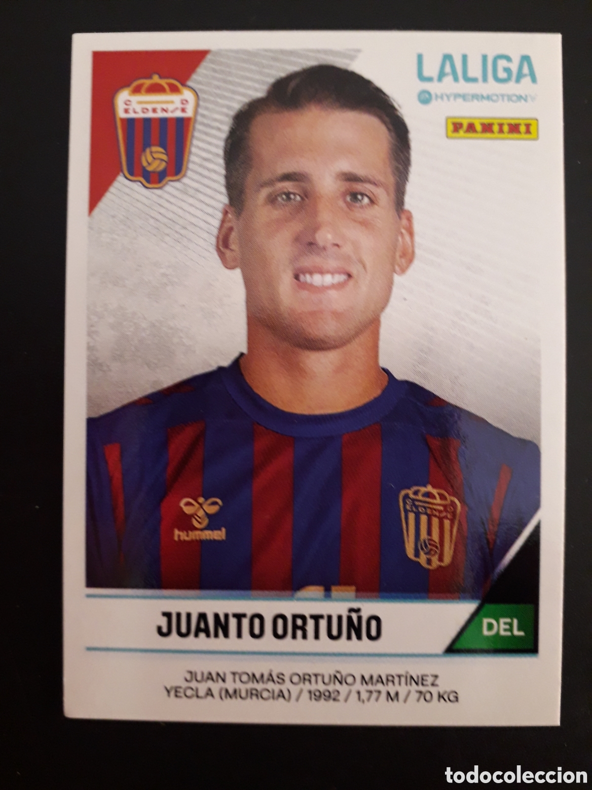 Fu&szlig;ball-Sticker: JUANTO ORTU&Ntilde;O ELDENSE N&deg; 210 LALIGA HYPERMOTION 24 25 2024 2025 PANINI SIN PEGAR PEDIDO M&Iacute;NIMO 3&euro;