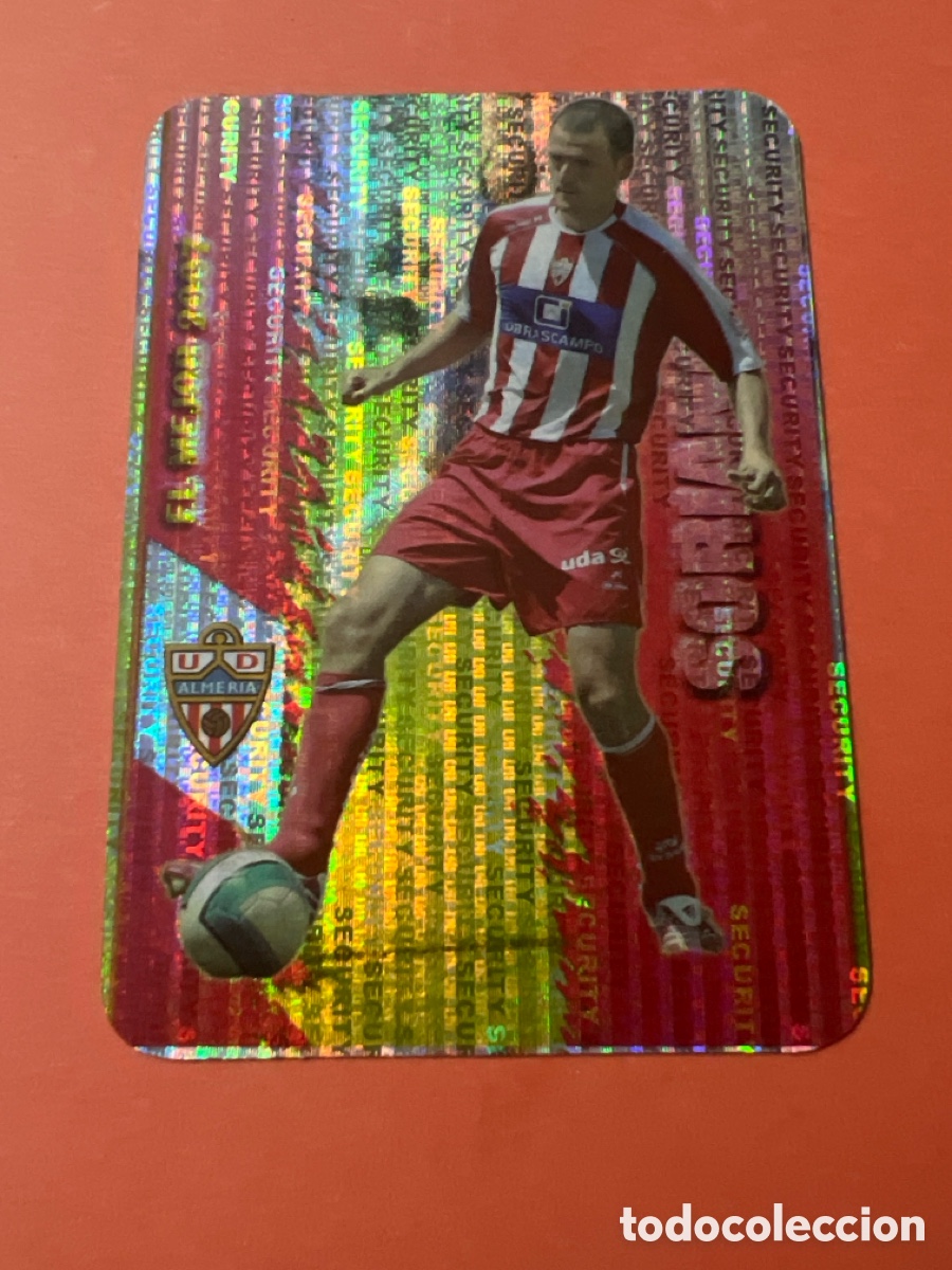 Football Stickers: A1123. liga 2008 513 soriano almeria especial el mejor 2006-07 las fichas de la liga