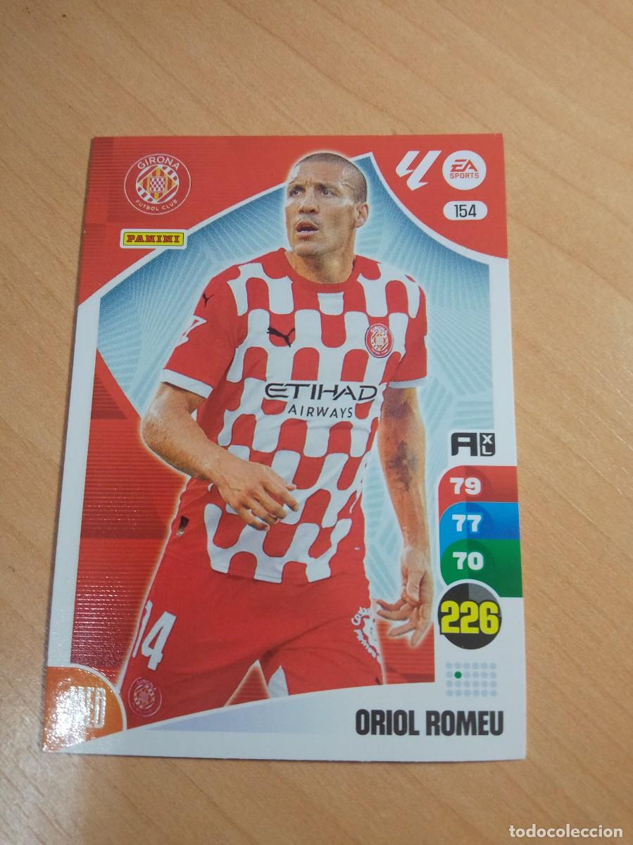 Football Stickers: 154 ORIOL ROMEU DEL GIRONA 2024 2025 ADRENALYN XL 24 25 PANINI
