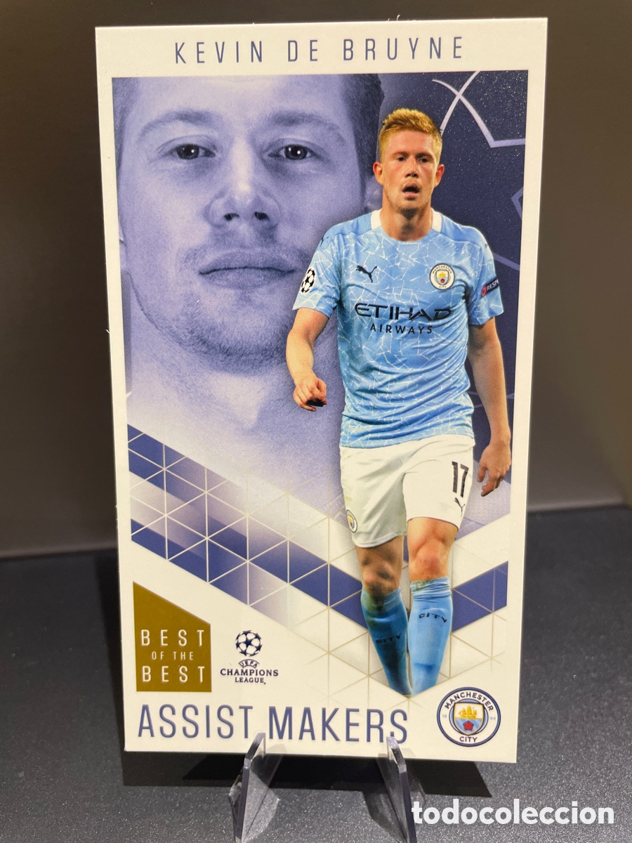 Cromos de Futebol: De Bruyne 37 Assist Makers Best of the Best UCL 2020-21 Manchester City