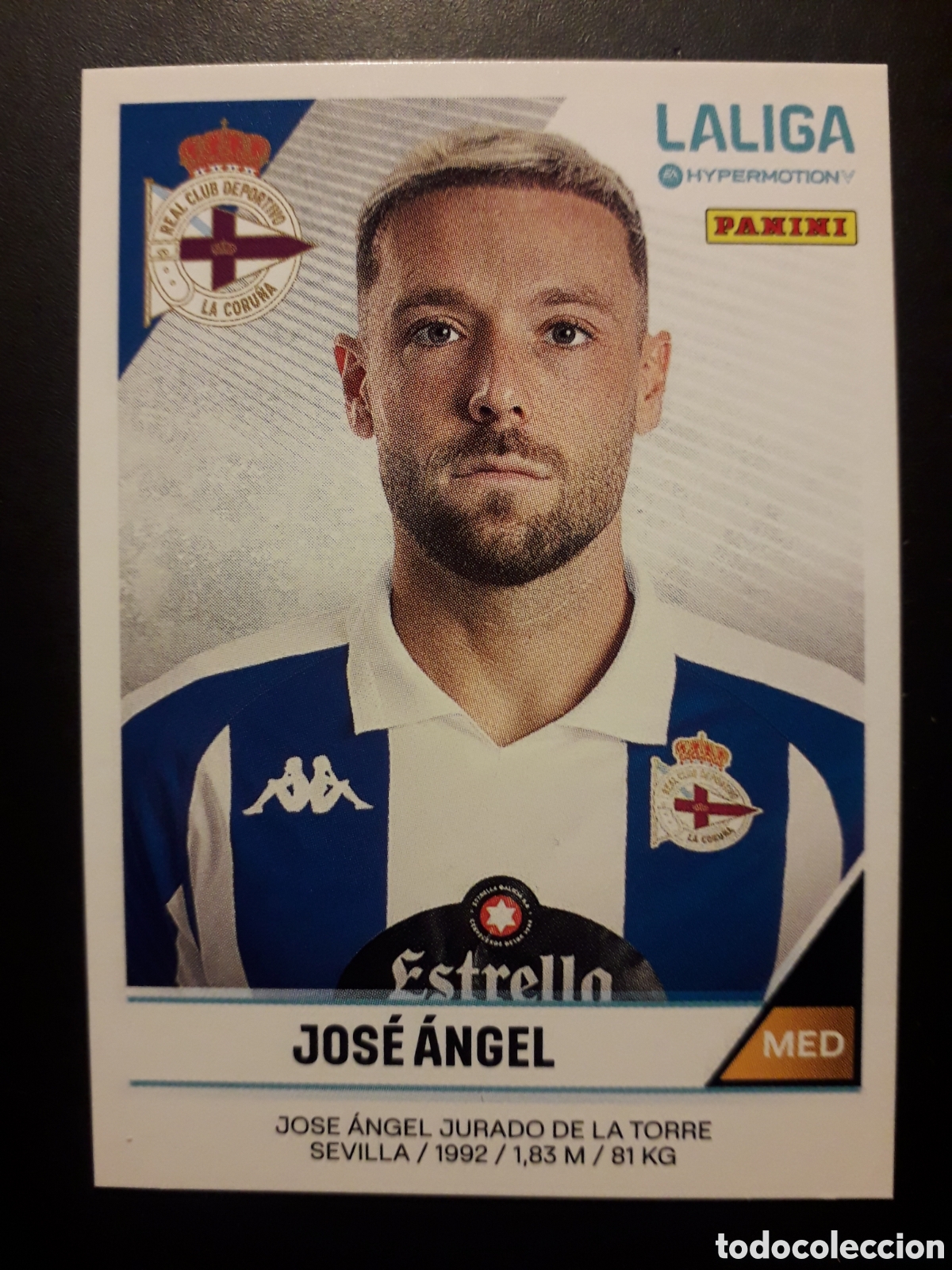 Fu&szlig;ball-Sticker: JOS&Eacute; &Aacute;NGEL CORU&Ntilde;A N&deg; 144 LALIGA HYPERMOTION 24 25 2024 2025 PANINI SIN PEGAR PEDIDO M&Iacute;NIMO 3&euro;