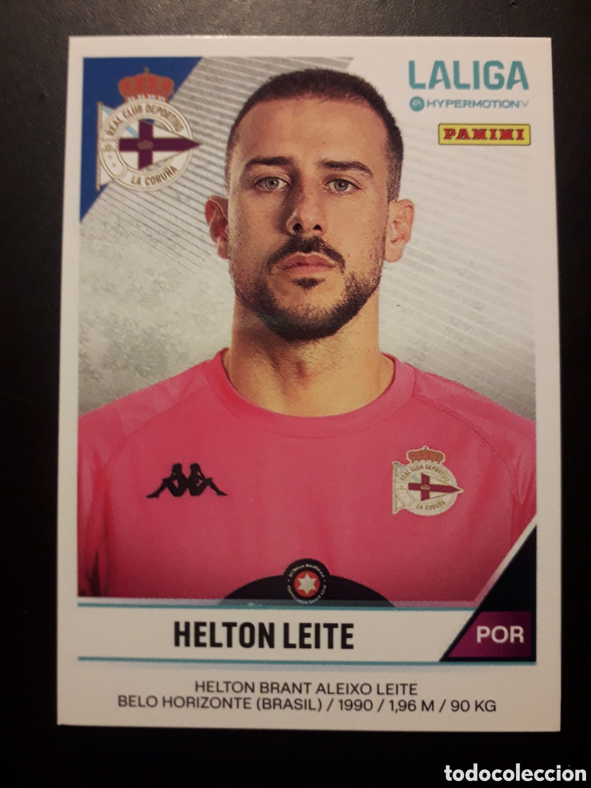 Fu&szlig;ball-Sticker: HELTON LEITE CORU&Ntilde;A N&deg; 137 LALIGA HYPERMOTION 24 25 2024 2025 PANINI SIN PEGAR PEDIDO M&Iacute;NIMO 3&euro;
