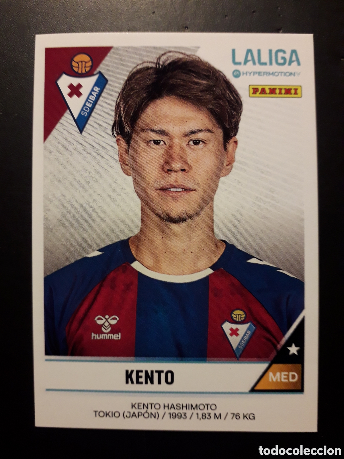 Fu&szlig;ball-Sticker: KENTO EIBAR N&deg; 168B LALIGA HYPERMOTION 24 25 2024 2025 PANINI SIN PEGAR PEDIDO M&Iacute;NIMO 3&euro;