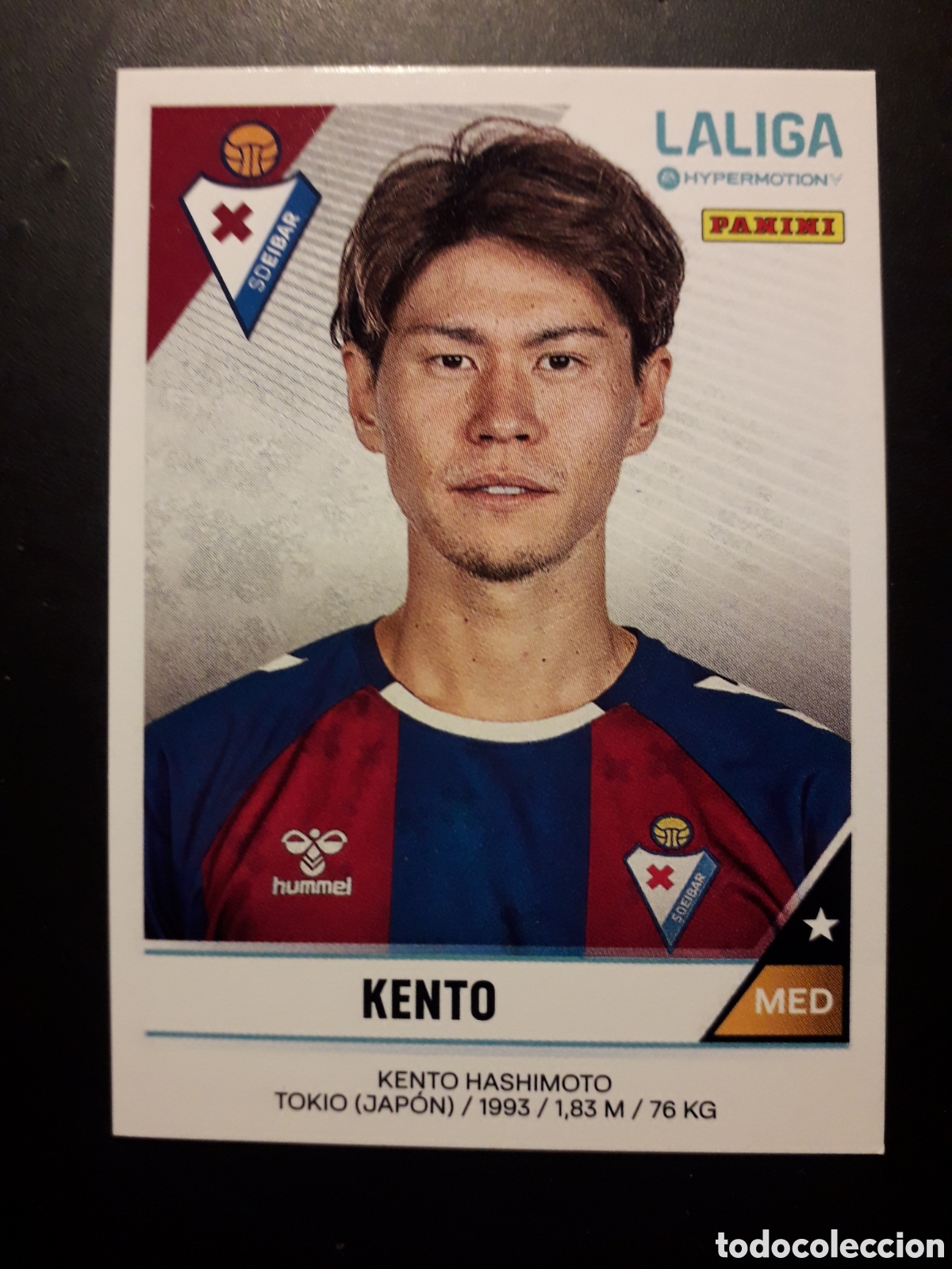 Fu&szlig;ball-Sticker: KENTO EIBAR N&deg; 168B LALIGA HYPERMOTION 24 25 2024 2025 PANINI SIN PEGAR PEDIDO M&Iacute;NIMO 3&euro;