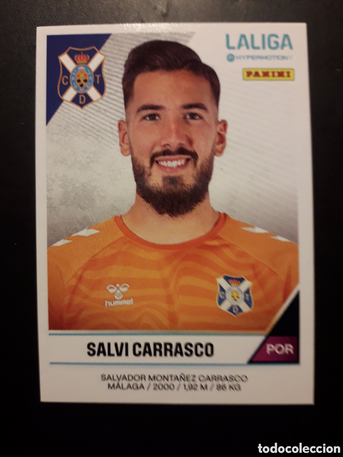 Cartes &agrave; collectionner de Football: SALVI CARRASCO TENERIFE N&deg; 384 LALIGA HYPERMOTION 24 25 2024 2025 PANINI SIN PEGAR PEDIDO M&Iacute;NIMO 3&euro;.