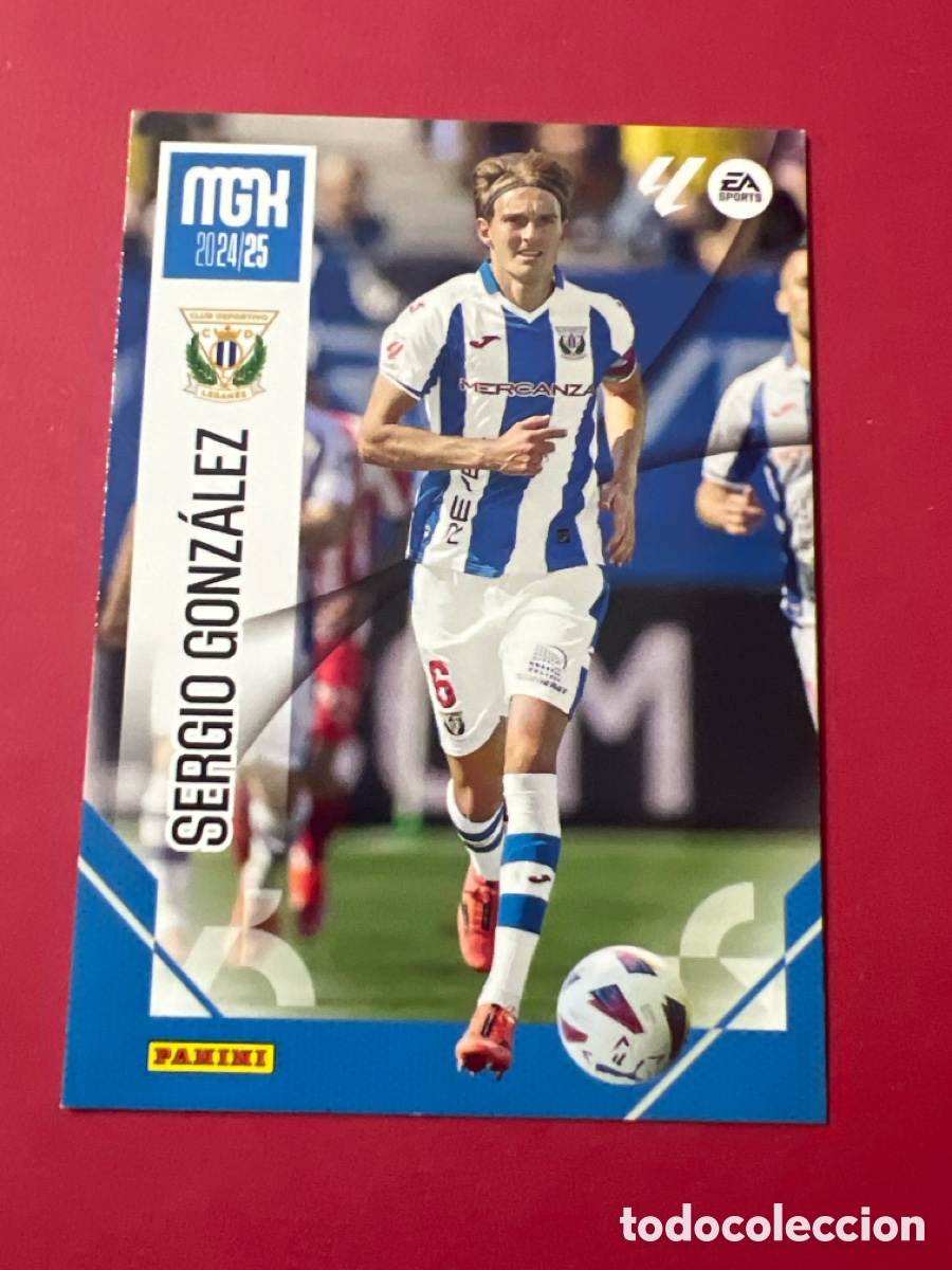 Football Stickers: A1196. SERGIO GONZALEZ LEGANES MEGACRACKS MGK N&ordm; 205 24 25 2024 2025 PANINI