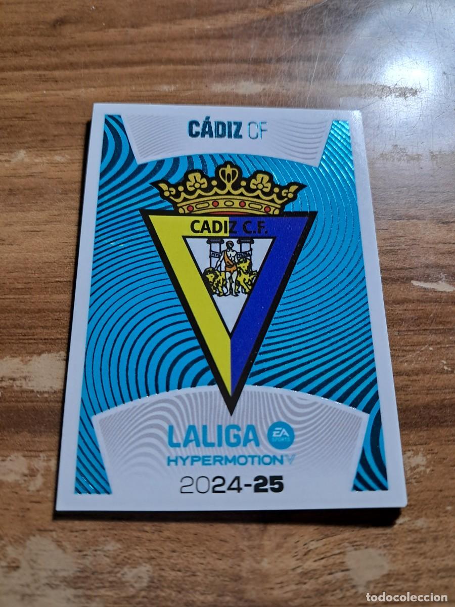Cromos de F&uacute;tbol: CROMO COLECCIONES ESTE TEMPORADA 24/25: ESCUDO LA LIGA HYPERMOTION C&Aacute;DIZ, N&deg; 4