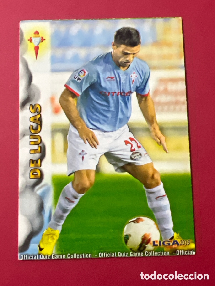 Figurine di Calcio: A1261. 0503 503 DE LUCAS - RC CELTA OFFICIAL QUIZ GAME COLLECTION 2013 MUNDICROMO 13