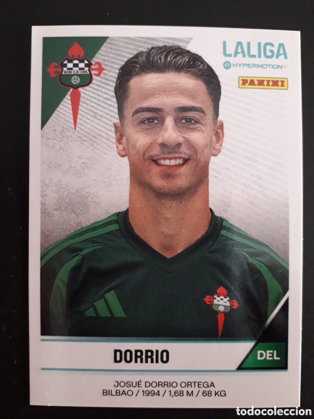 Cartes &agrave; collectionner de Football: DORRI&Oacute; FERROL N&deg; 225 LALIGA HYPERMOTION 24 25 2024 2025 PANINI SIN PEGAR PEDIDO M&Iacute;NIMO 3&euro;