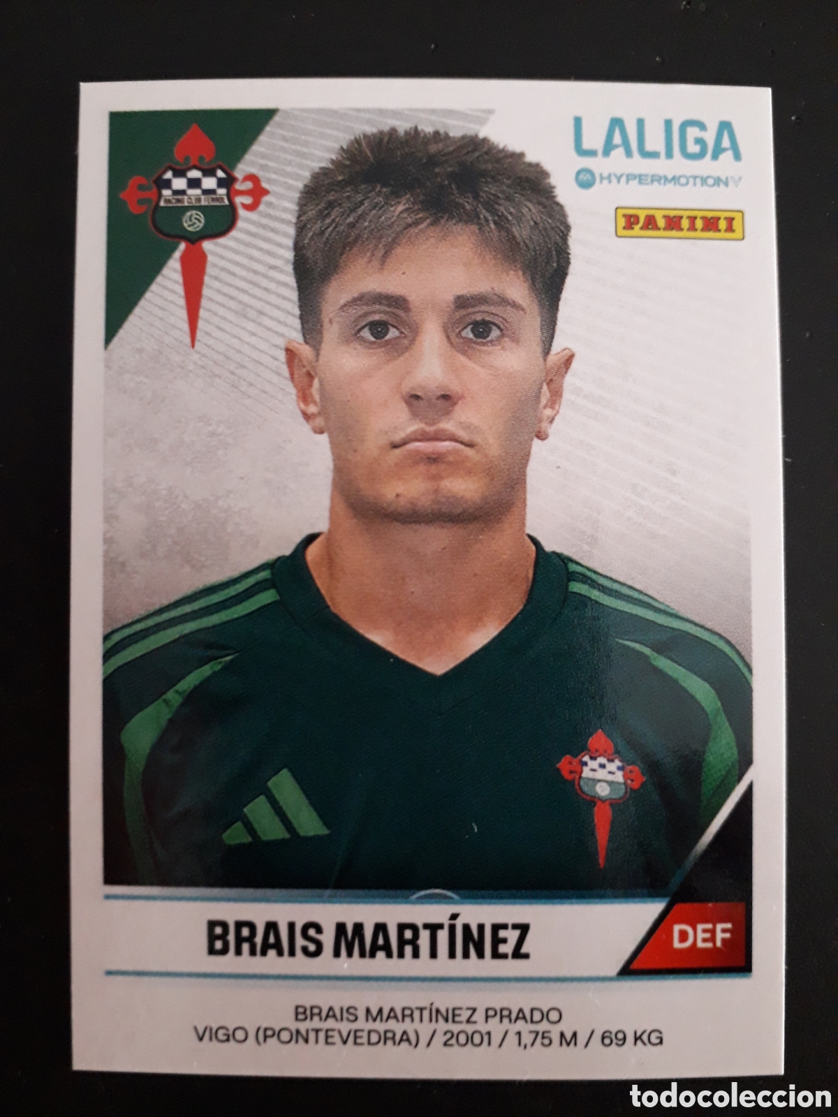 Cartes &agrave; collectionner de Football: BRAIS MART&Iacute;NEZ FERROL N&deg; 219 LALIGA HYPERMOTION 24 25 2024 2025 PANINI SIN PEGAR PEDIDO M&Iacute;NIMO 3&euro;