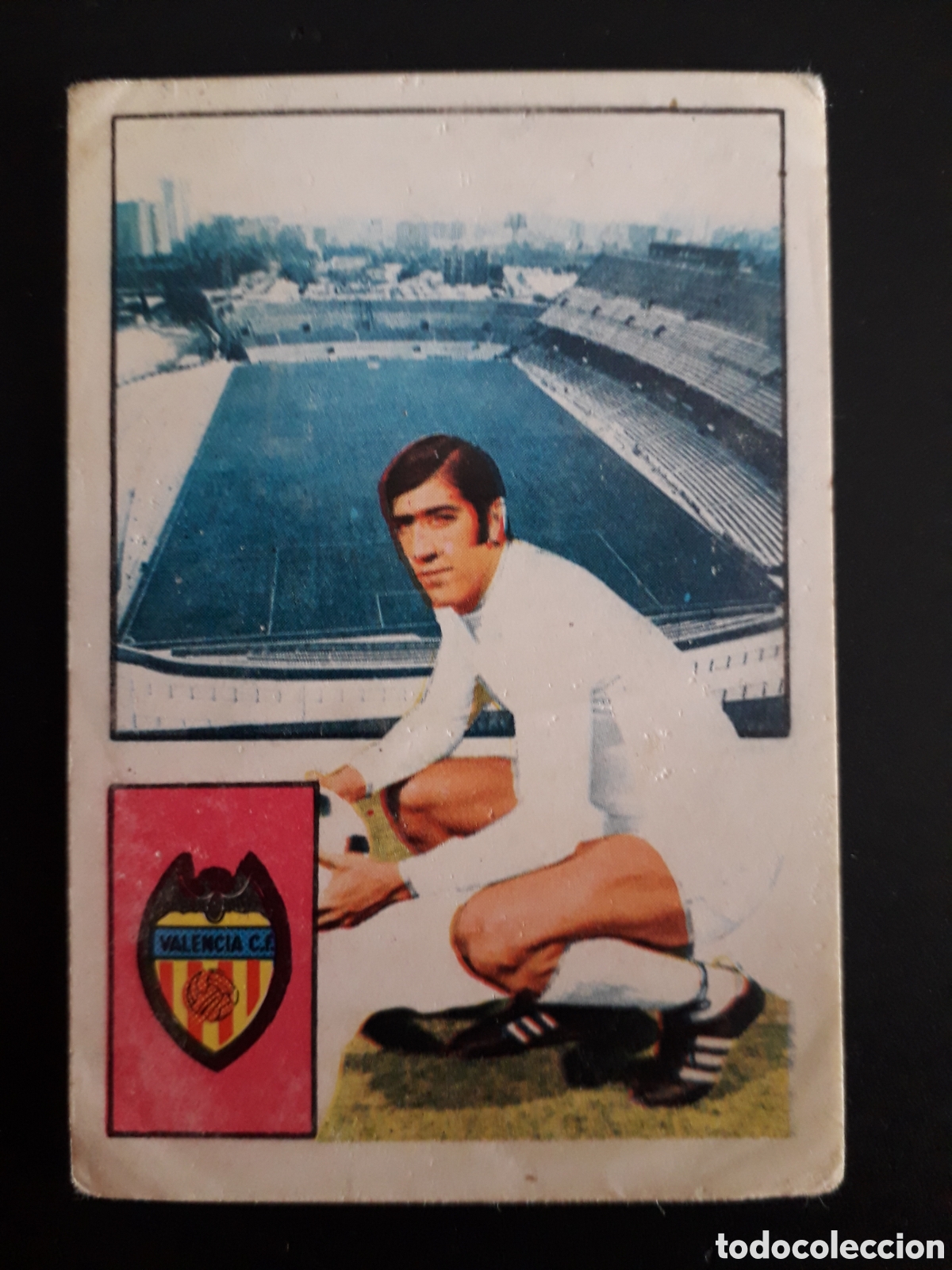 Fu&szlig;ball-Sticker: BARRACHINA VALENCIA CF FHER 1974-1975 74-75 SIN PEGAR PEDIDO M&Iacute;NIMO 3&euro;.