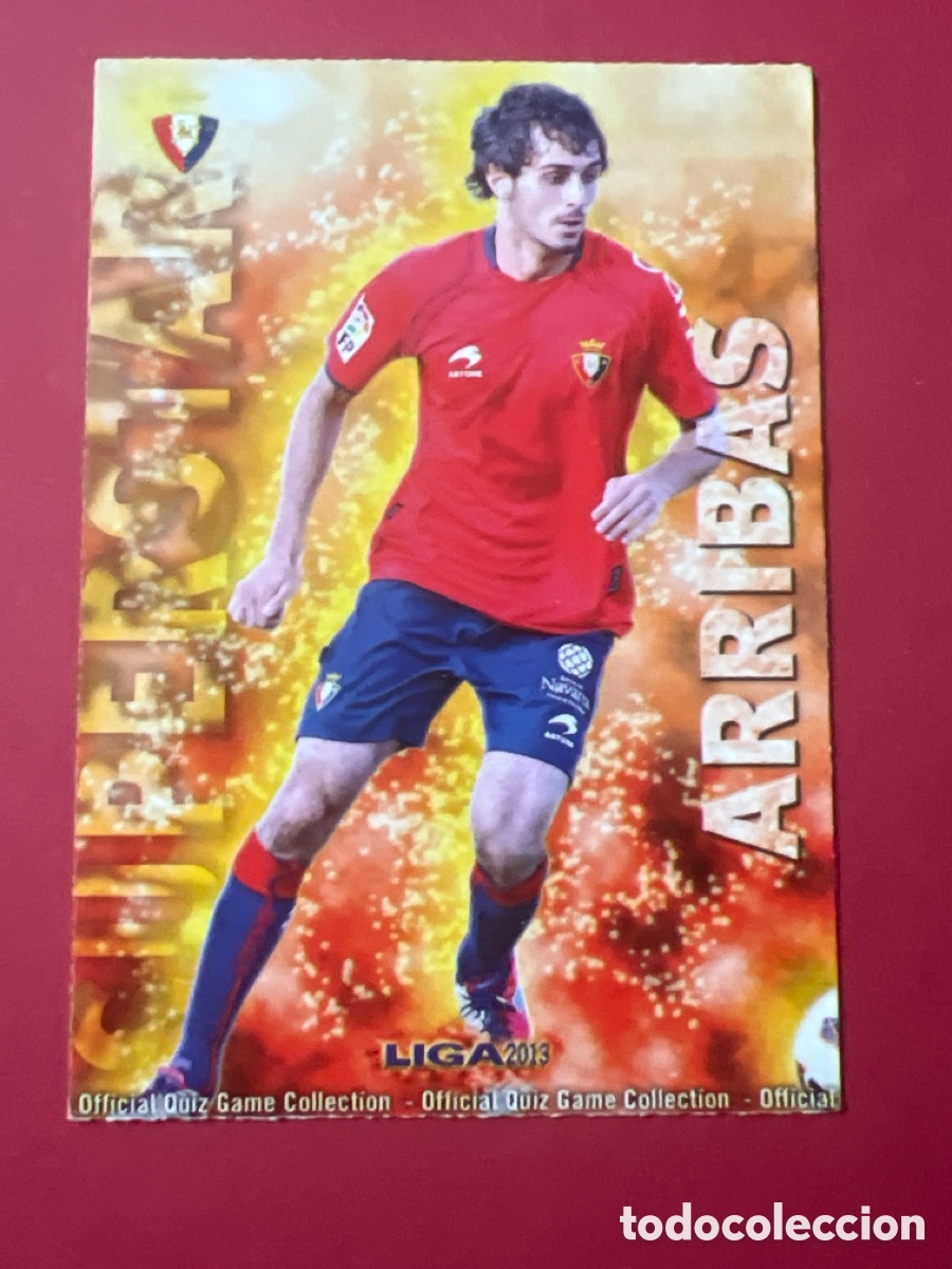 Figurine di Calcio: A1299. 0187 187 ARRIBAS SUPERSTAR - OSASUNA OFFICIAL QUIZ GAME COLLECTION 2013 MUNDICROMO 13