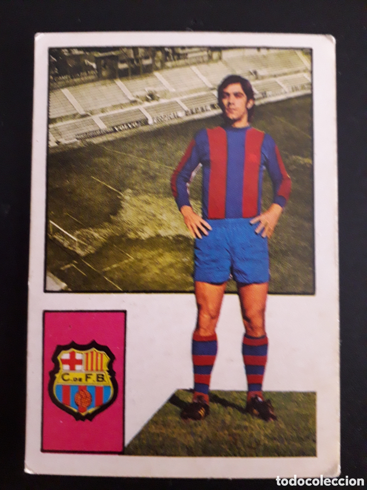Fu&szlig;ball-Sticker: TOM&Eacute; FC BARCELONA FHER 1974-1975 74-75 SIN PEGAR PEDIDO M&Iacute;NIMO 3&euro;