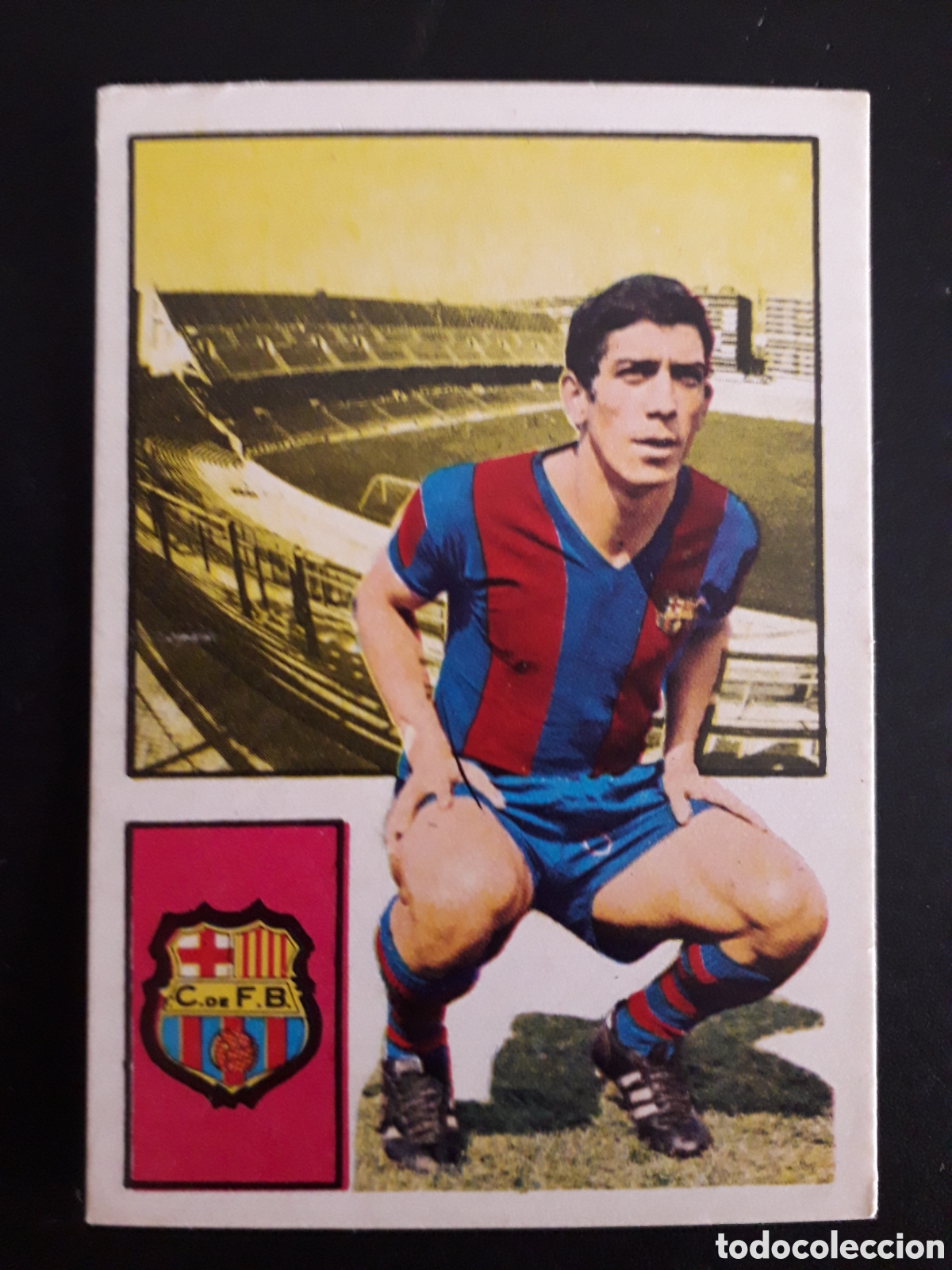 Fu&szlig;ball-Sticker: JUANITO FC BARCELONA FHER 1974-1975 74-75 SIN PEGAR PEDIDO M&Iacute;NIMO 3&euro;.