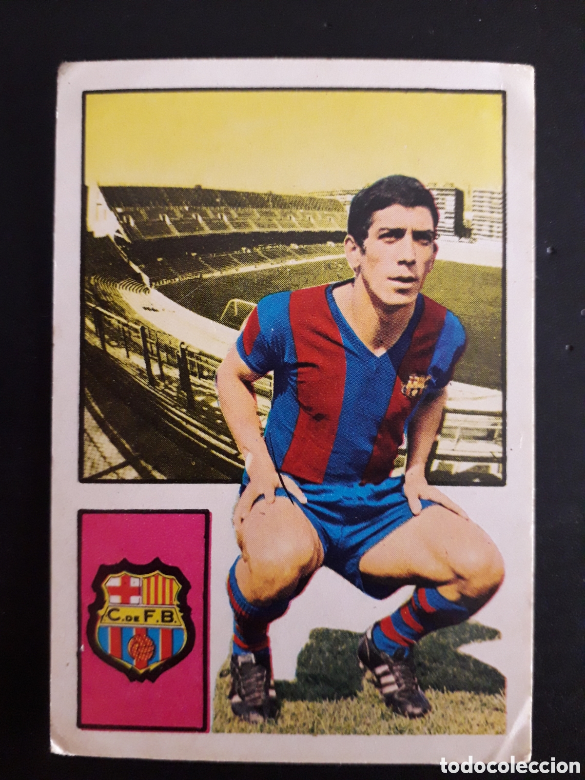 Fu&szlig;ball-Sticker: JUANITO FC BARCELONA FHER 1974-1975 74-75 SIN PEGAR PEDIDO M&Iacute;NIMO 3&euro;.