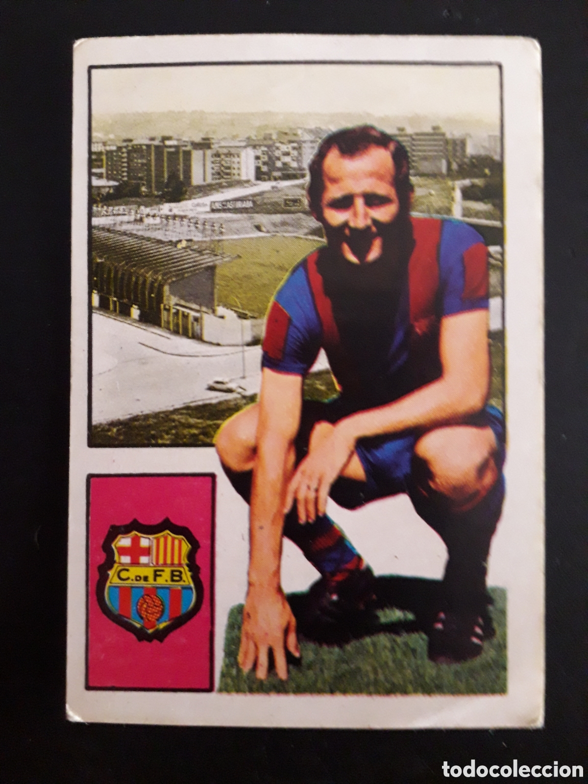 Fu&szlig;ball-Sticker: GALLEGO FC BARCELONA FHER 1974-1975 74-75 SIN PEGAR PEDIDO M&Iacute;NIMO 3&euro;