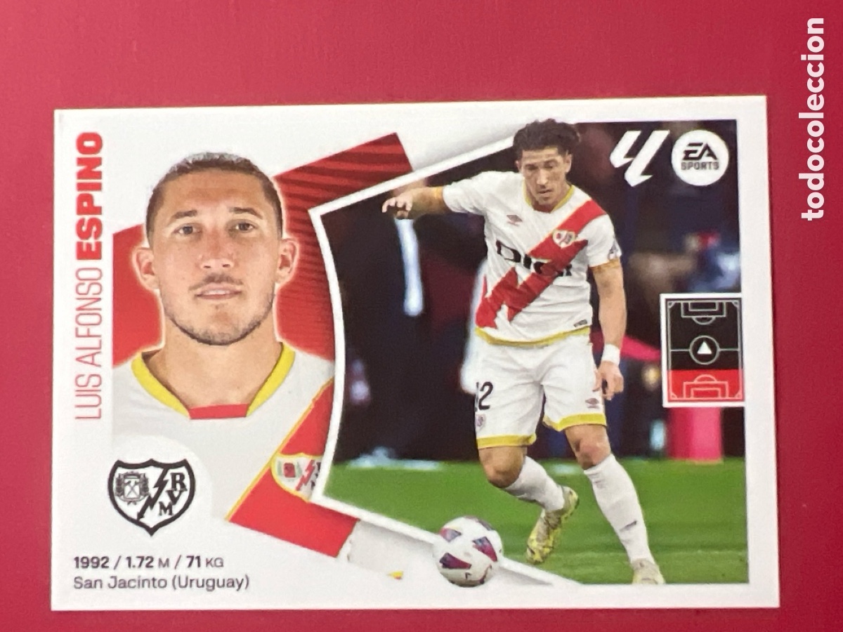 Figurine di Calcio: A1338. CROMO ESTE PANINI - LIGA 2024-25 (24 - 25) - N&ordm; 9 - ESPINO - RAYO VALLECANO